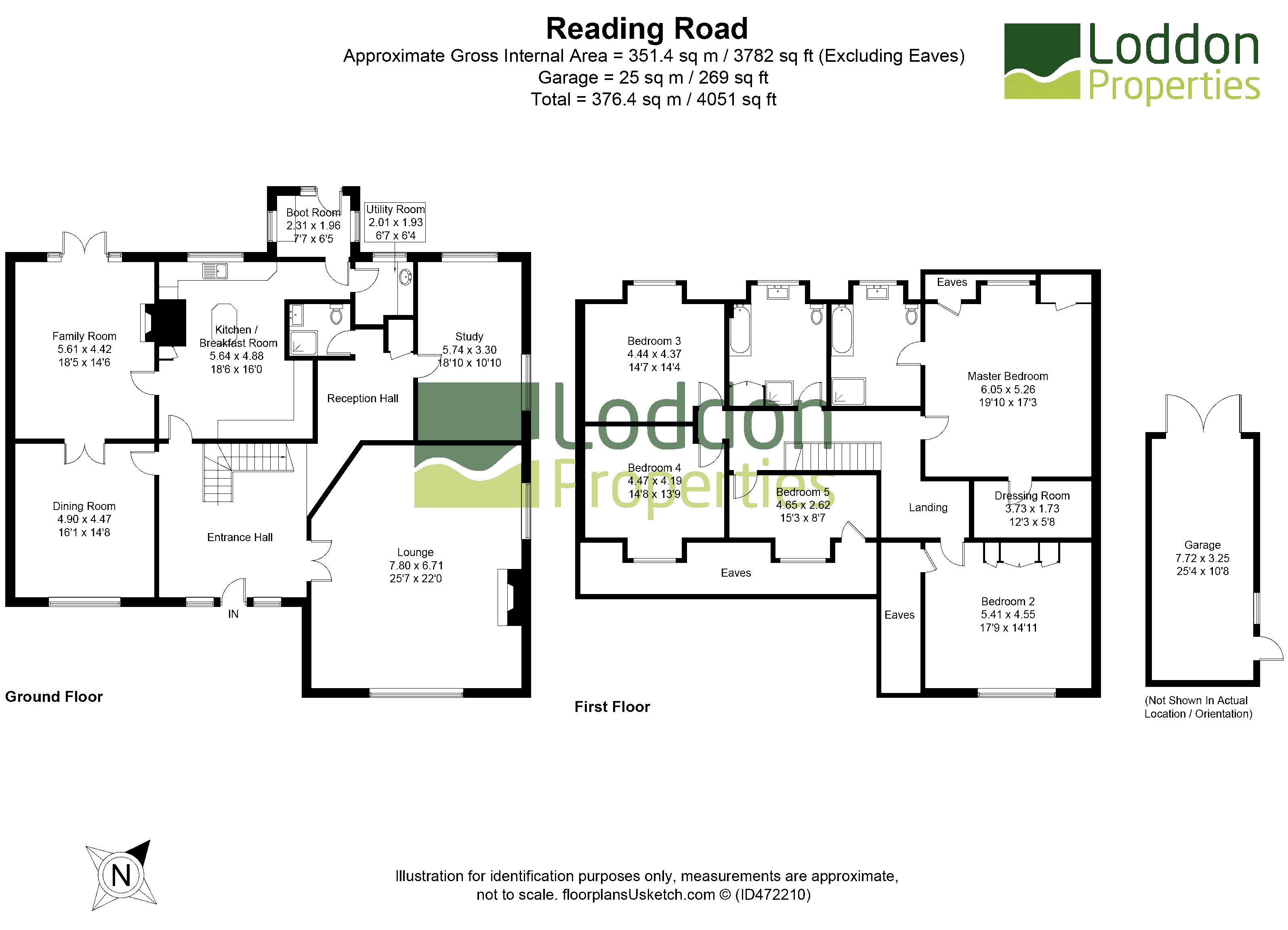 5 Bedrooms Detached house for sale in Reading Road, Chineham, Basingstoke RG24