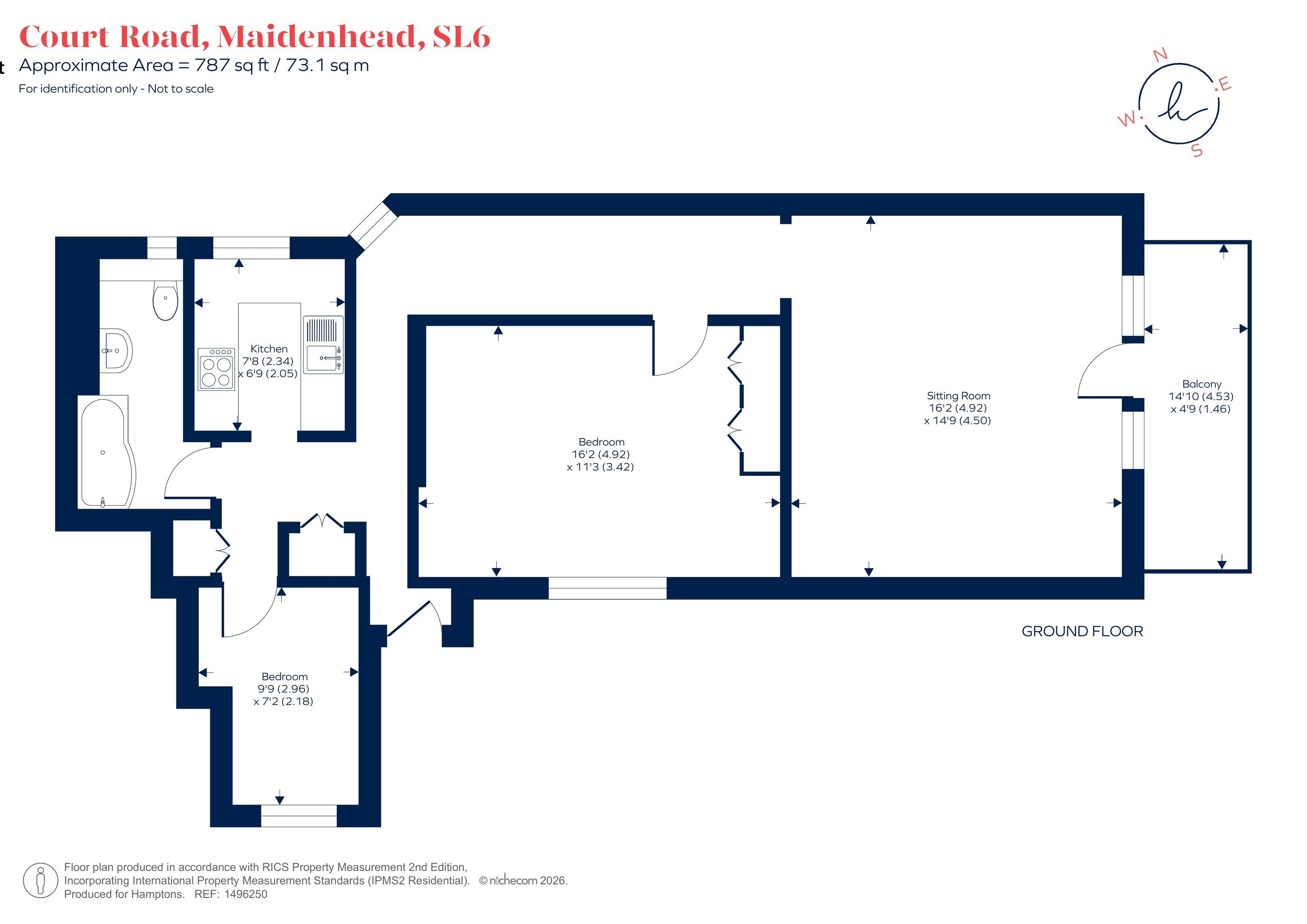 Flat 5, Somerlea, Court Road, Maidenhead floorplan
