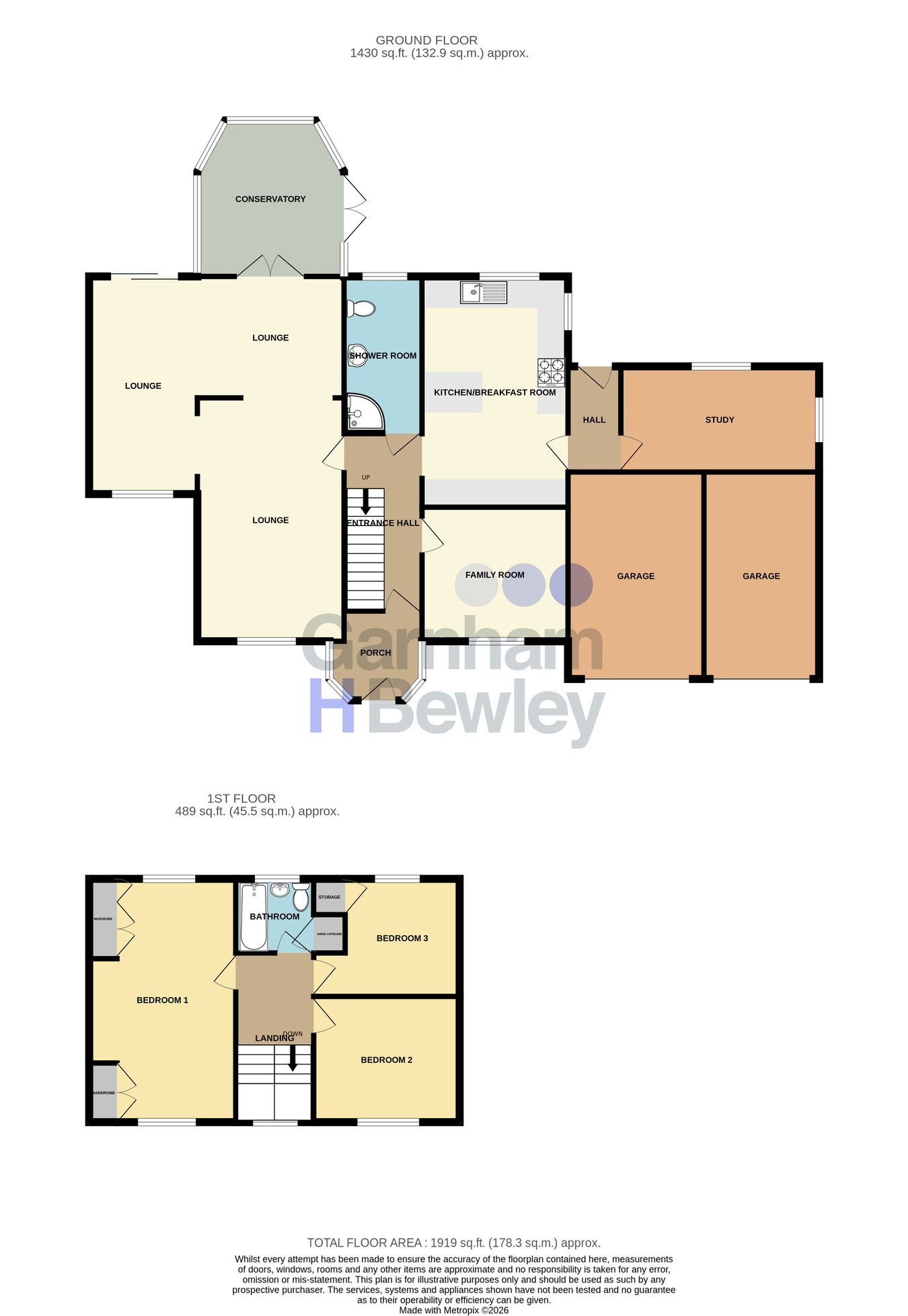 5, Acorn Close, East Grinstead floorplan