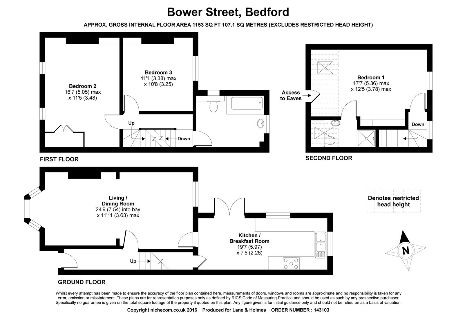 Bower Street, Bedford floorplan