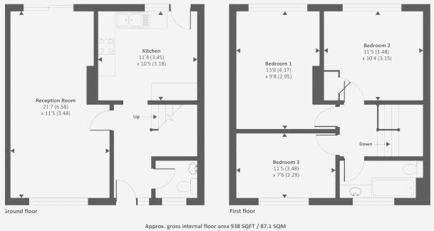 3 Bedrooms Terraced house for sale in Edmunds Close, High Wycombe HP12