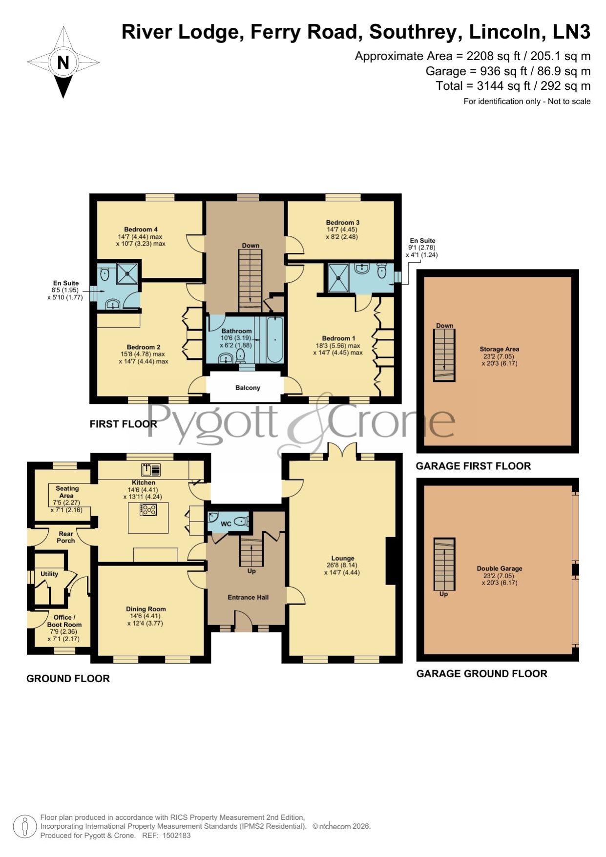 River Lodge, Ferry Road, Lincoln floorplan