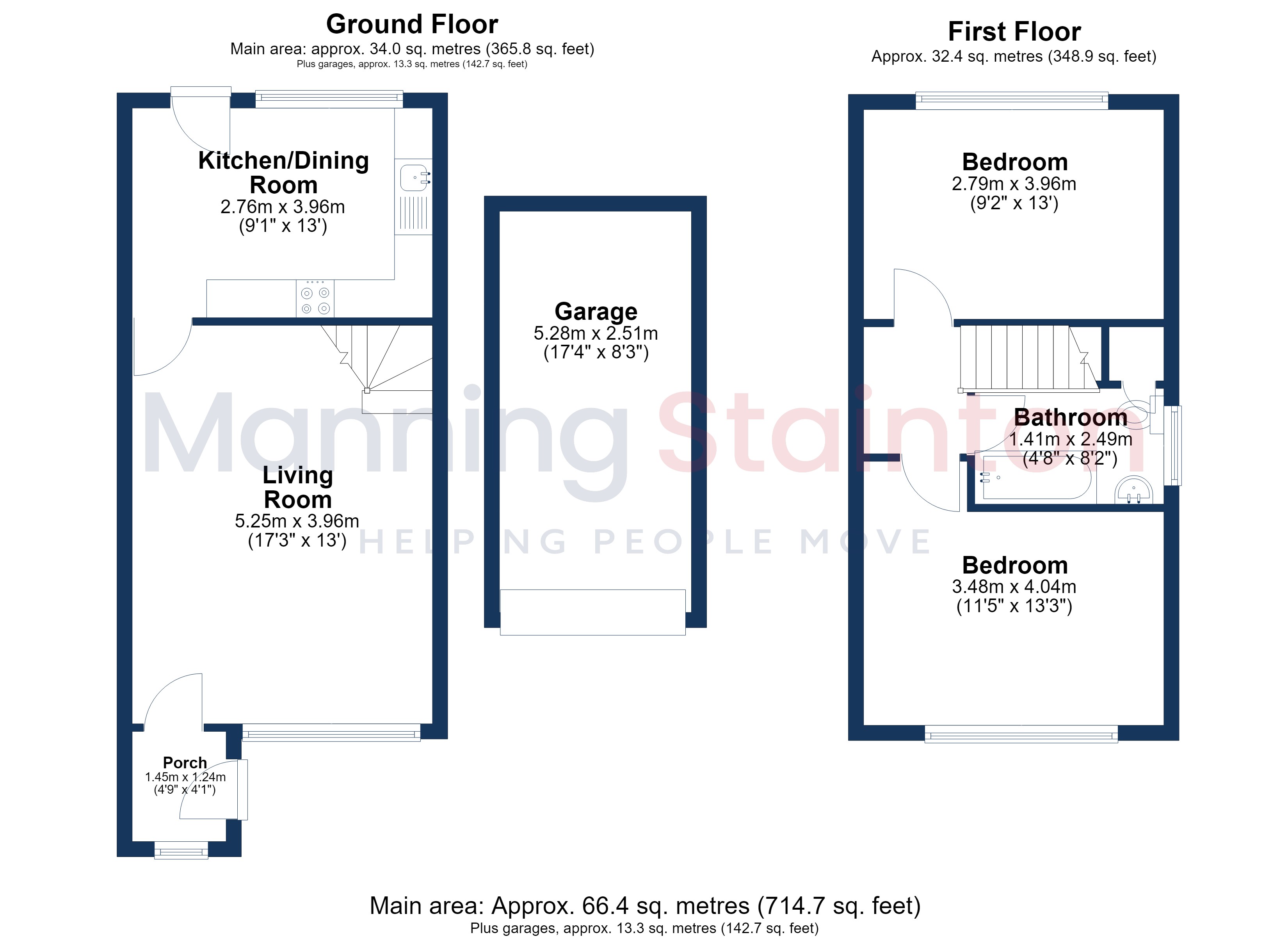 2, Turnberry Grove, West Yorkshire floorplan