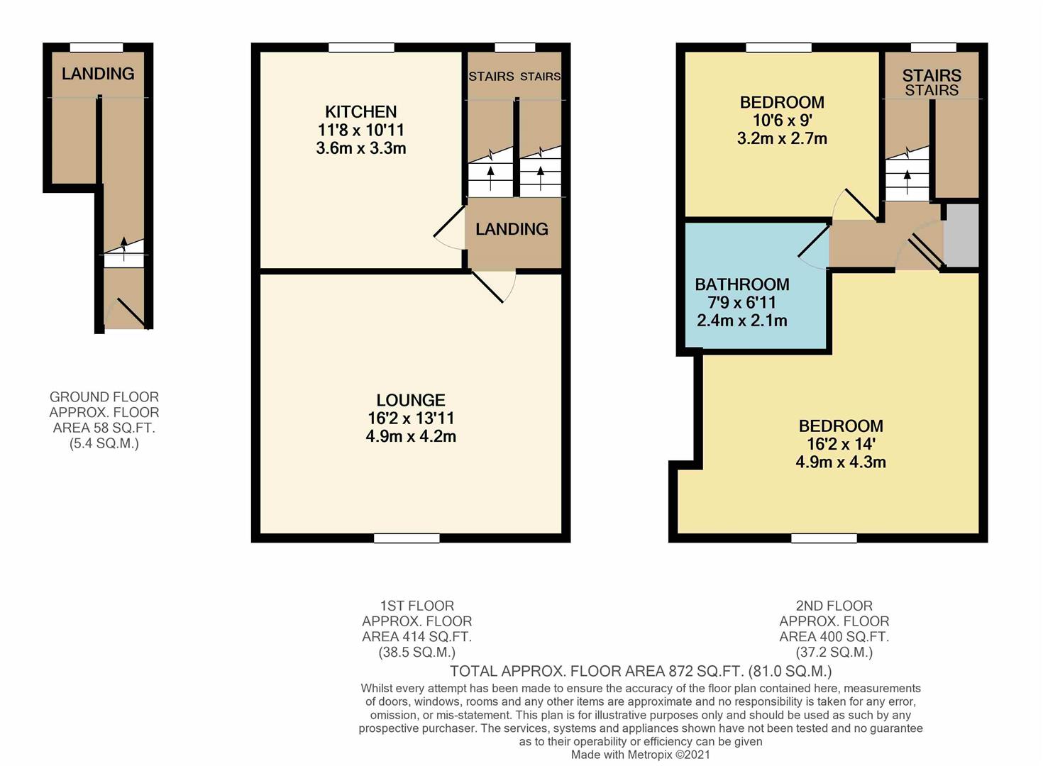 Flat A, 115 London Road, Gravesend, Kent DA11, 2 bedroom flat to rent