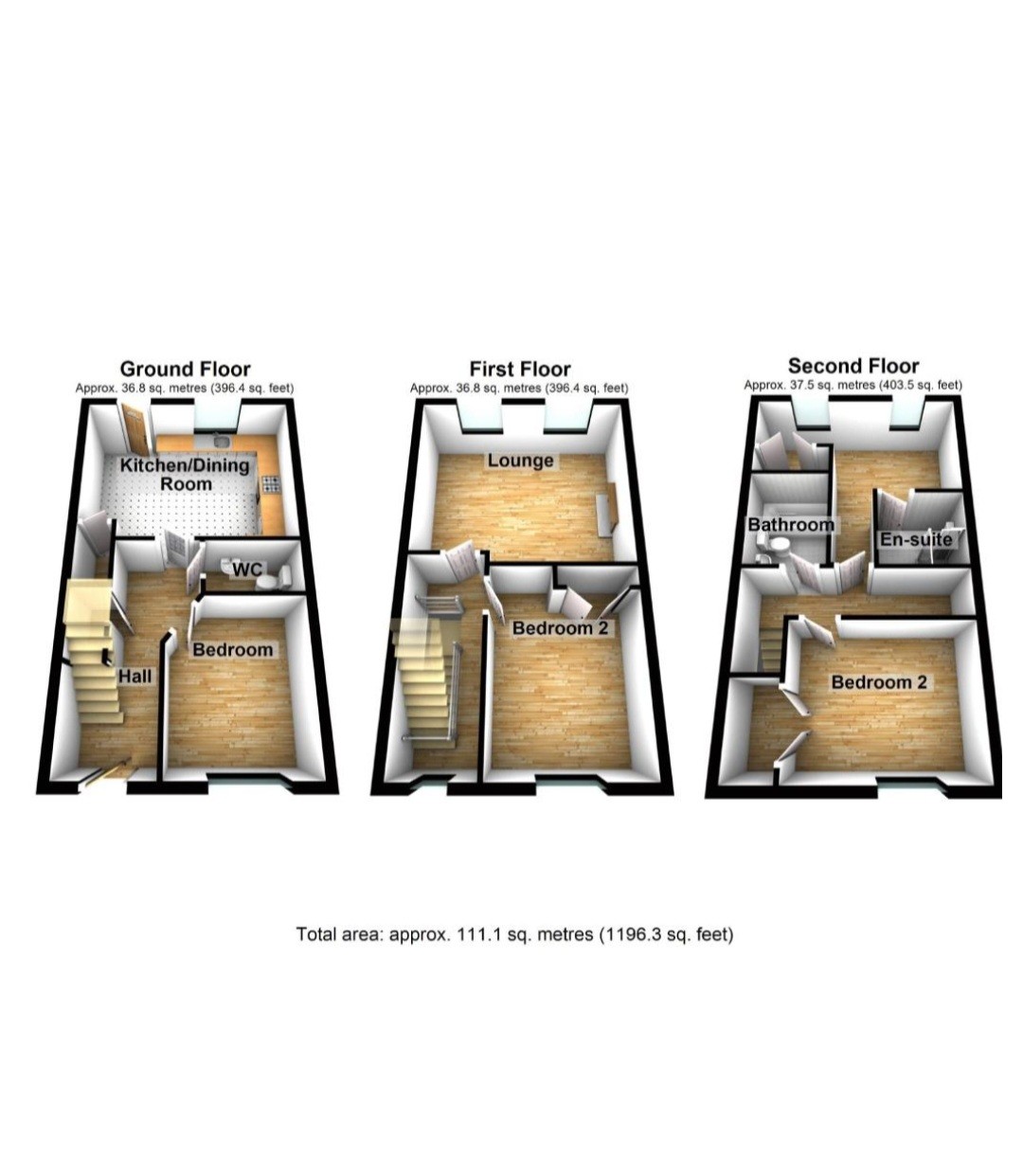 6, Merrick Close, Stevenage floorplan