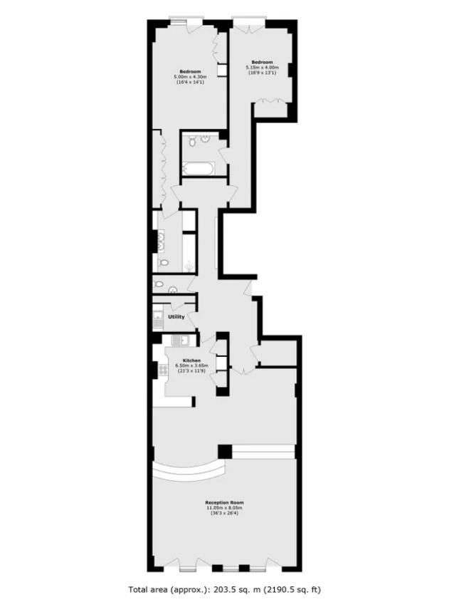 Keepier Wharf, London floorplan