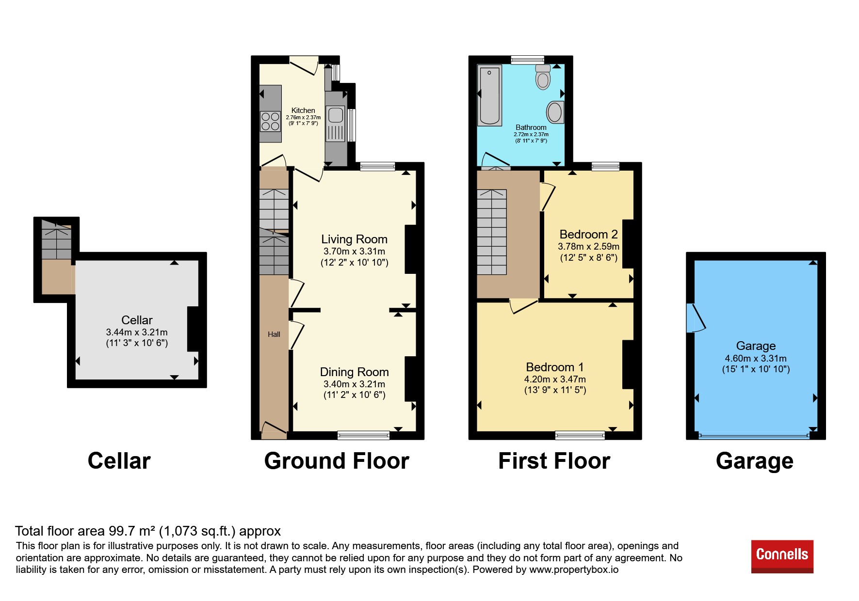 8, George Street, Stafford floorplan