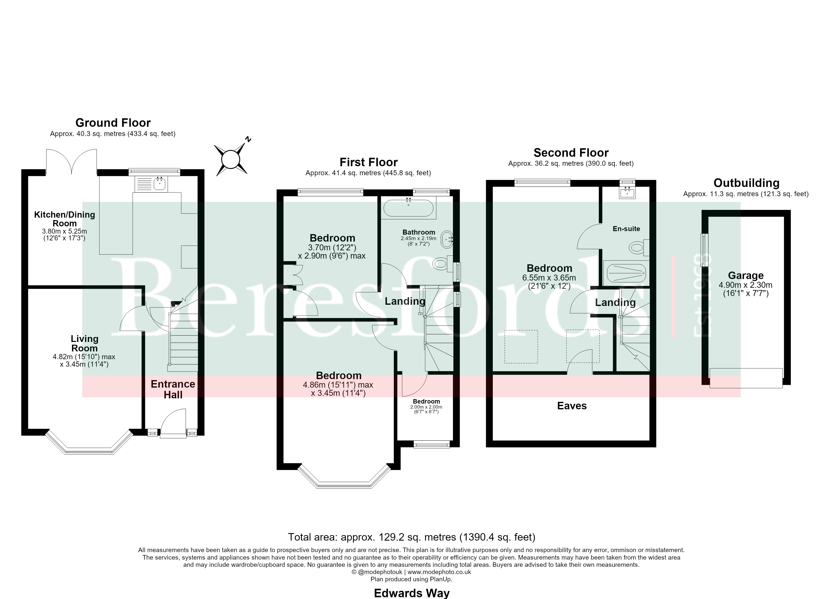 12, Edwards Way, Brentwood floorplan