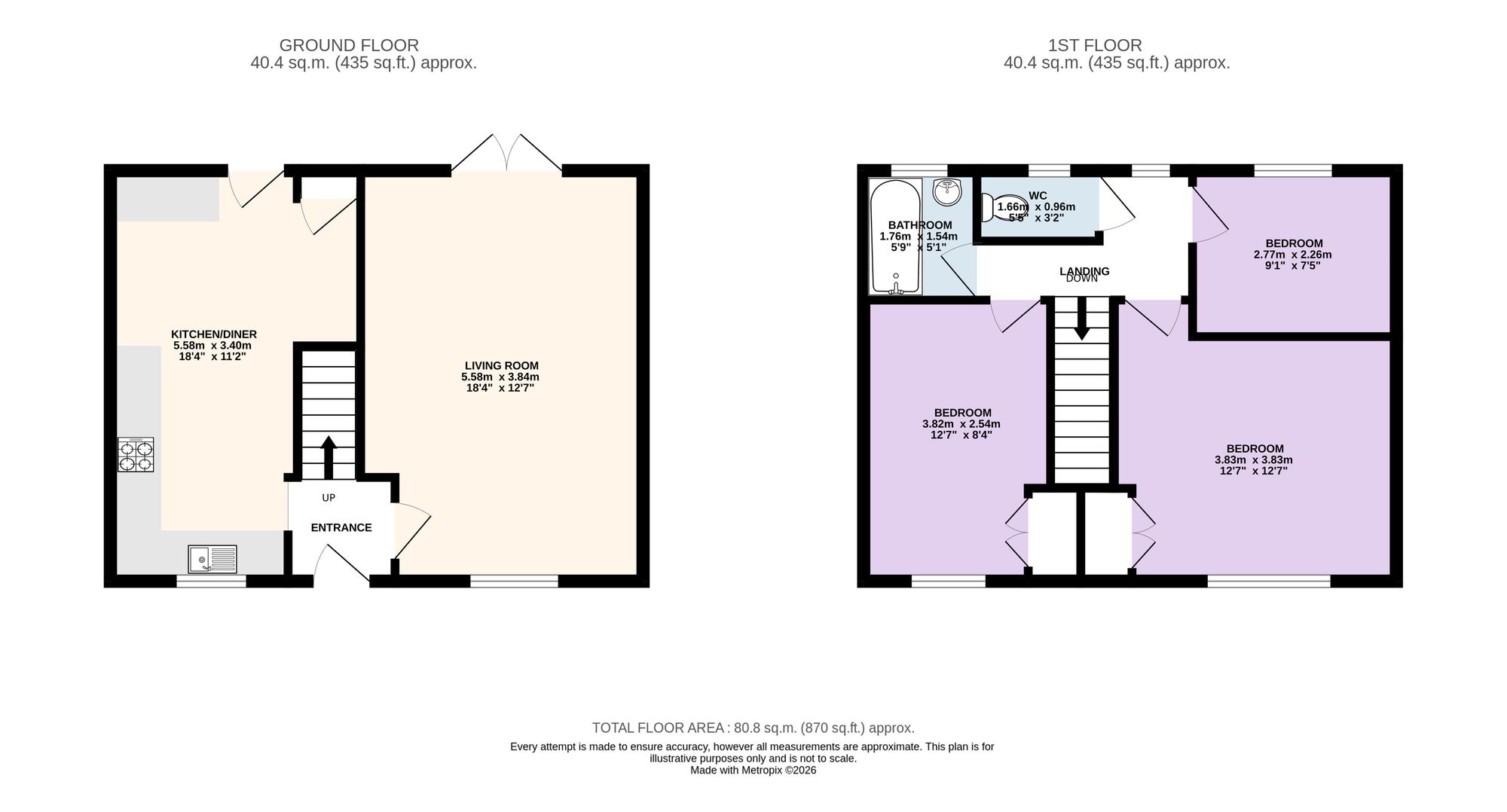 14 Beech Drive, Preston floorplan