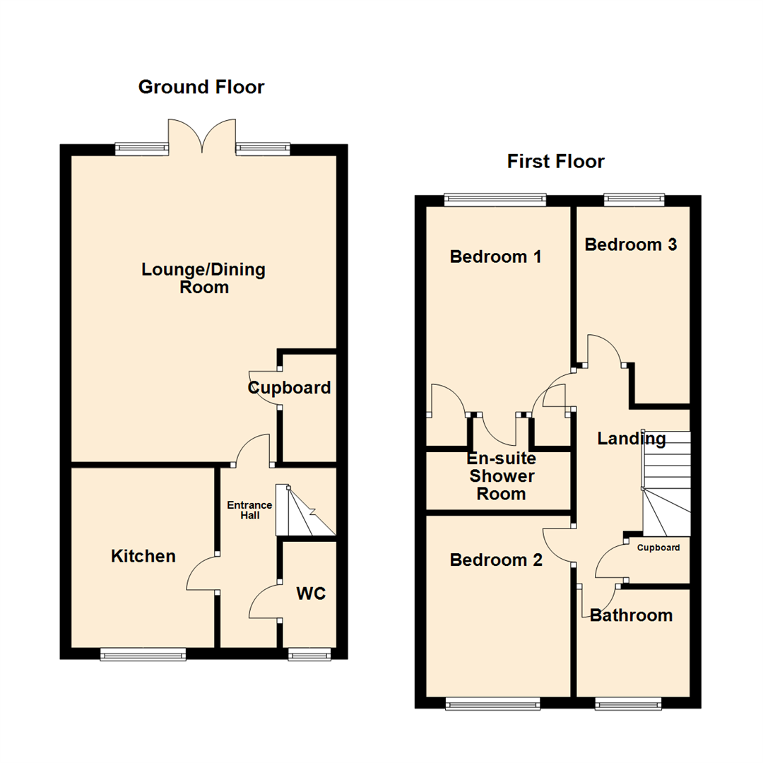3 Bedrooms Semi-detached house for sale in Bridge Close, Church Fenton, Tadcaster LS24