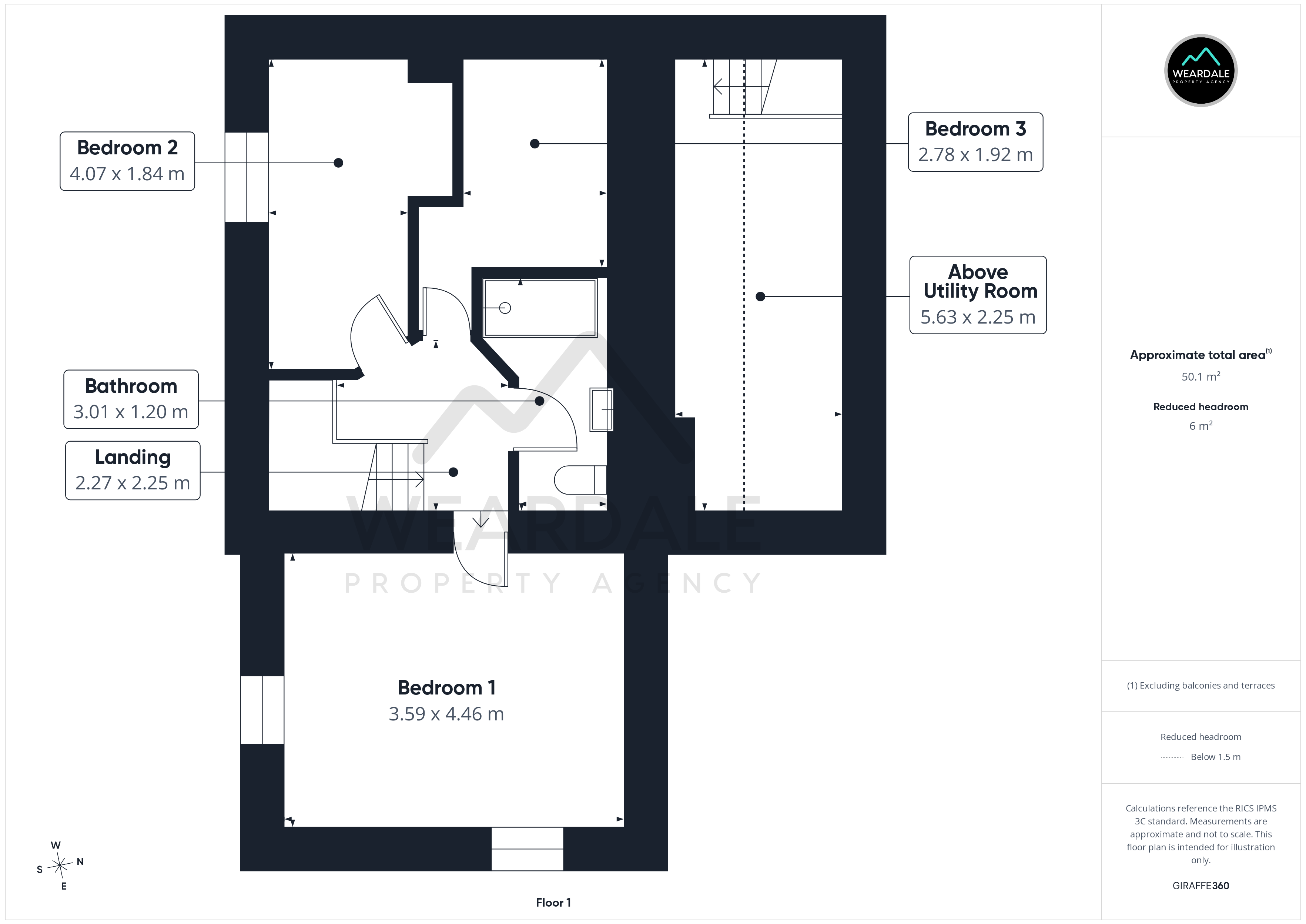 The Nook, St. Johns Chapel, Bishop Auckland floorplan