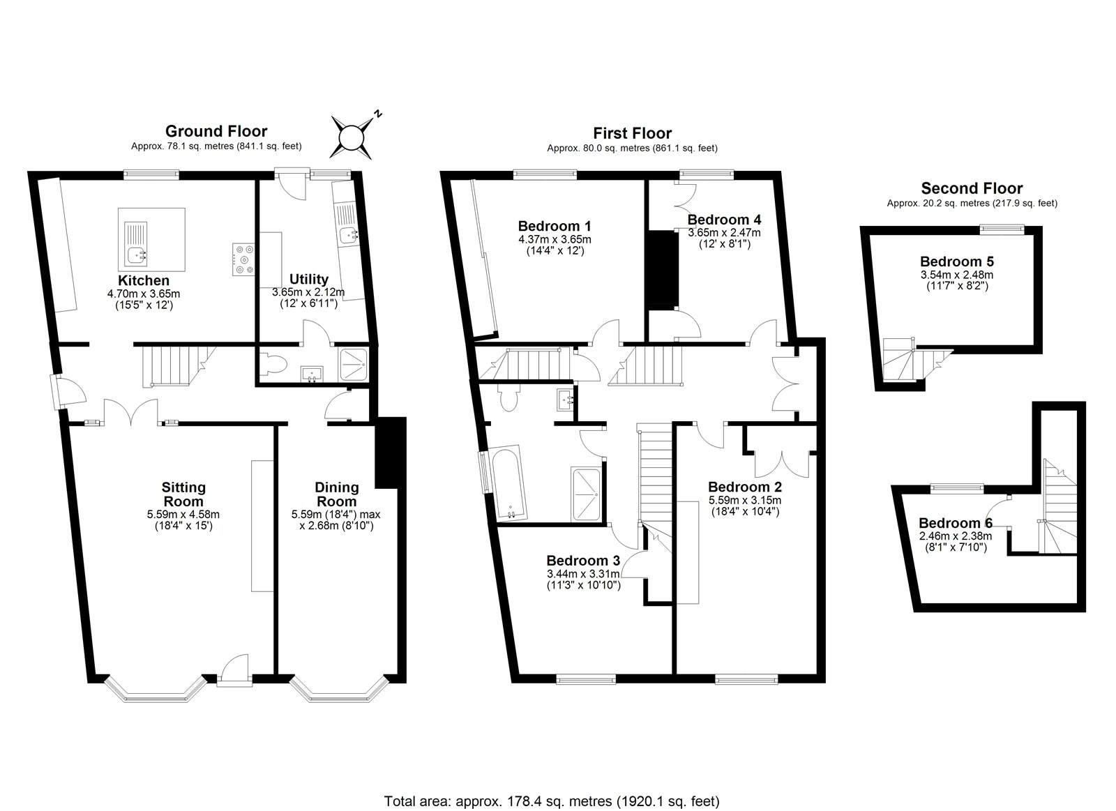 6 Bedrooms End terrace house for sale in North Street, Dunmow, Essex CM6
