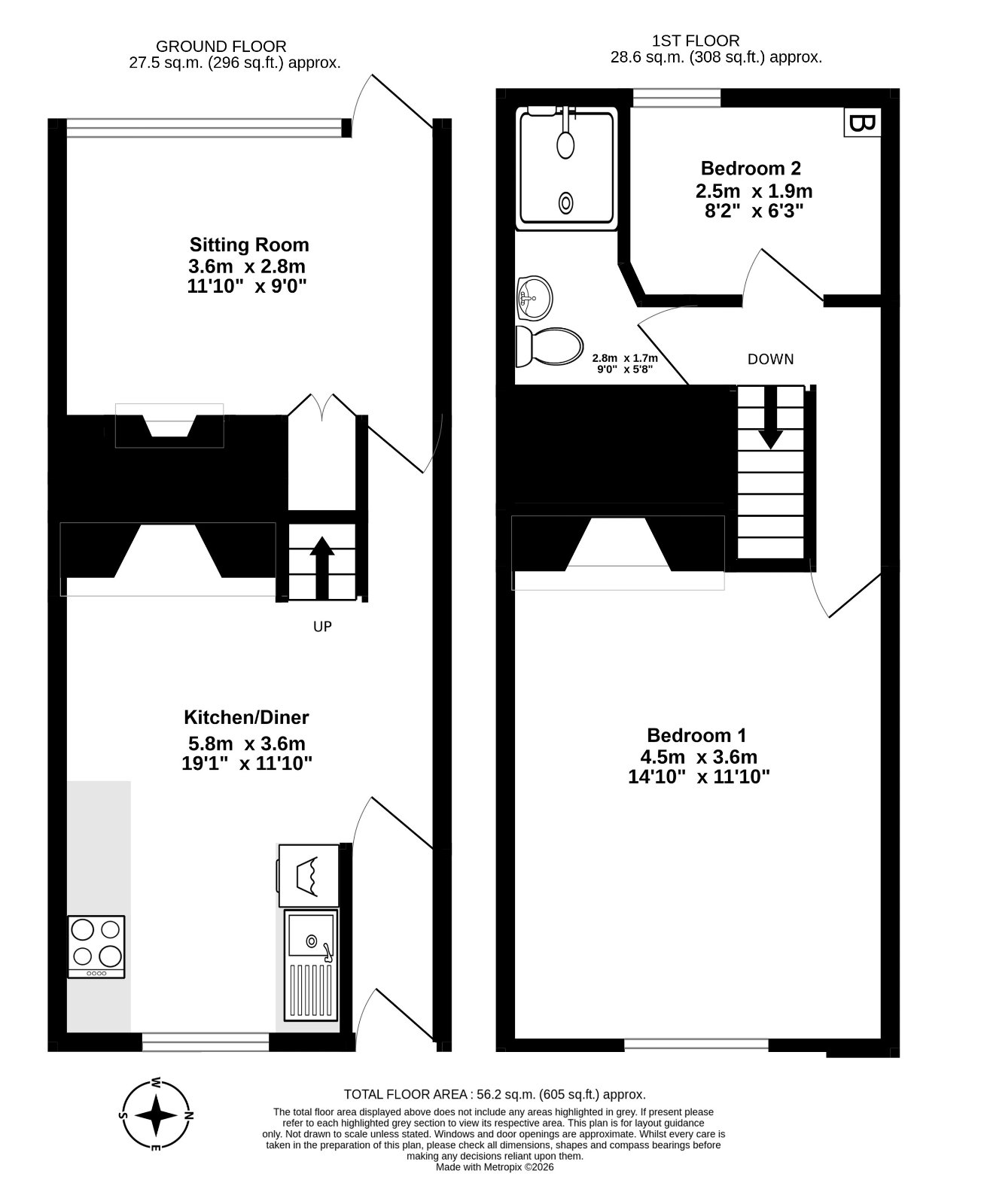 30, Fisher Street, Sandwich floorplan