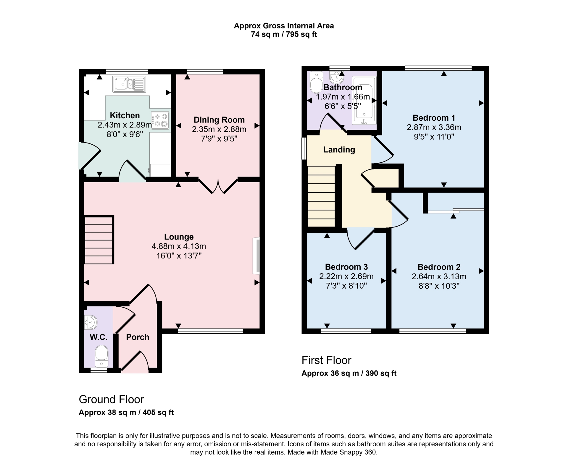 7, Ramsay Close, Skegness floorplan