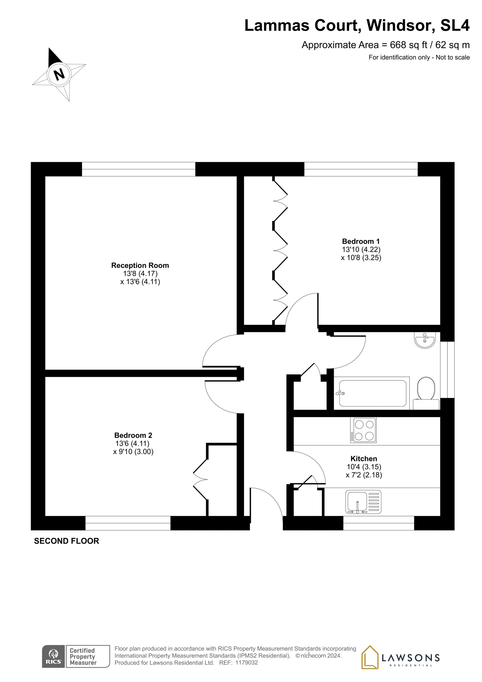 Lammas Court, Windsor SL4, 2 bedroom flat to rent 68446022
