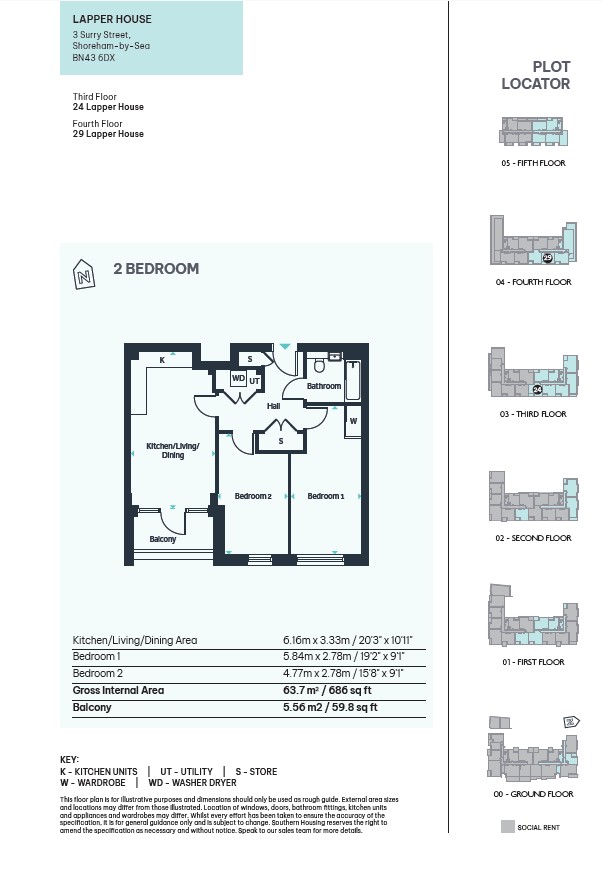 a2_03_24, 1 Surry Street, Shoreham By Sea, Shoreham By Sea floorplan