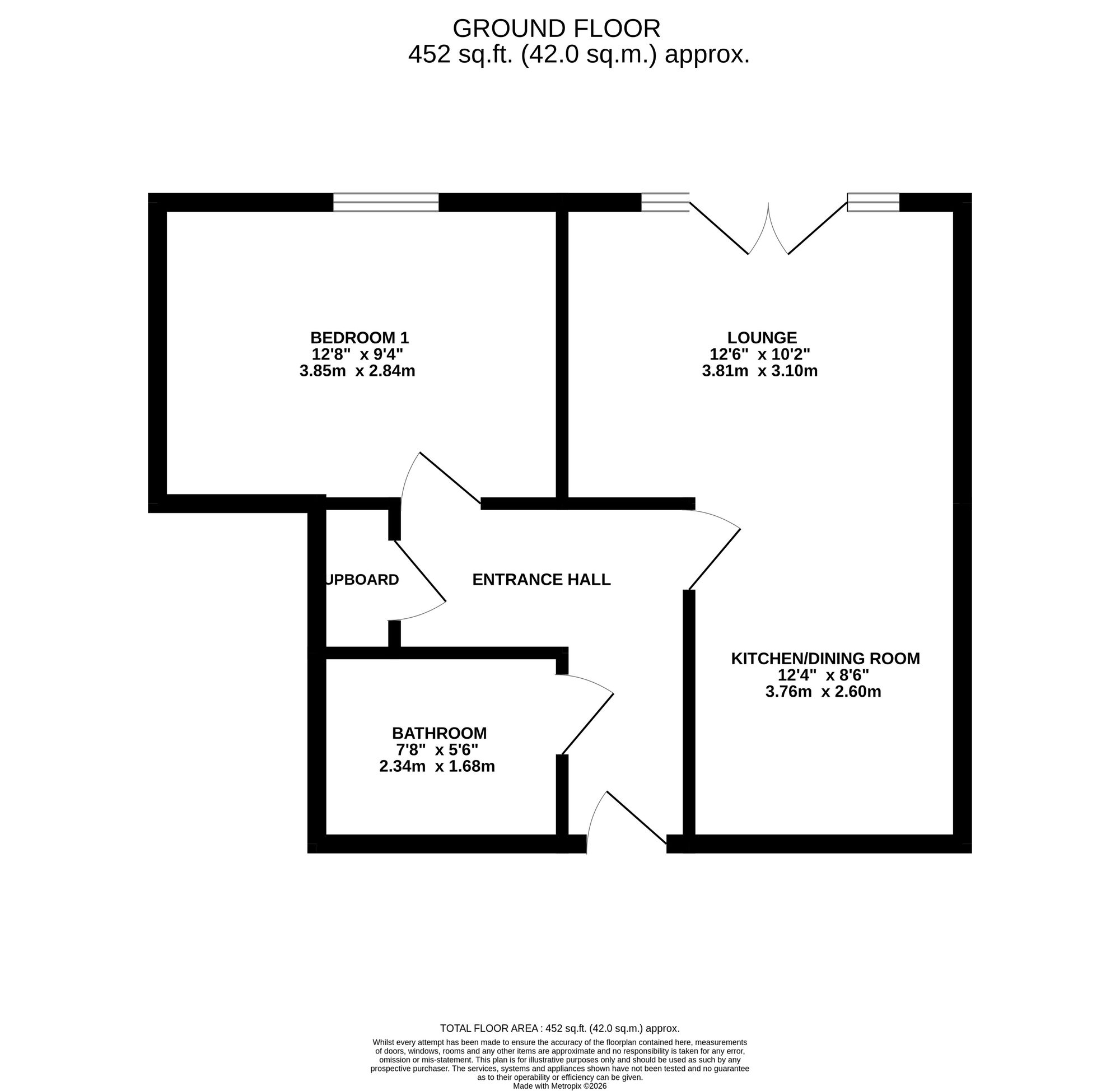 Apt 5, Block A Woodview, Stockport floorplan