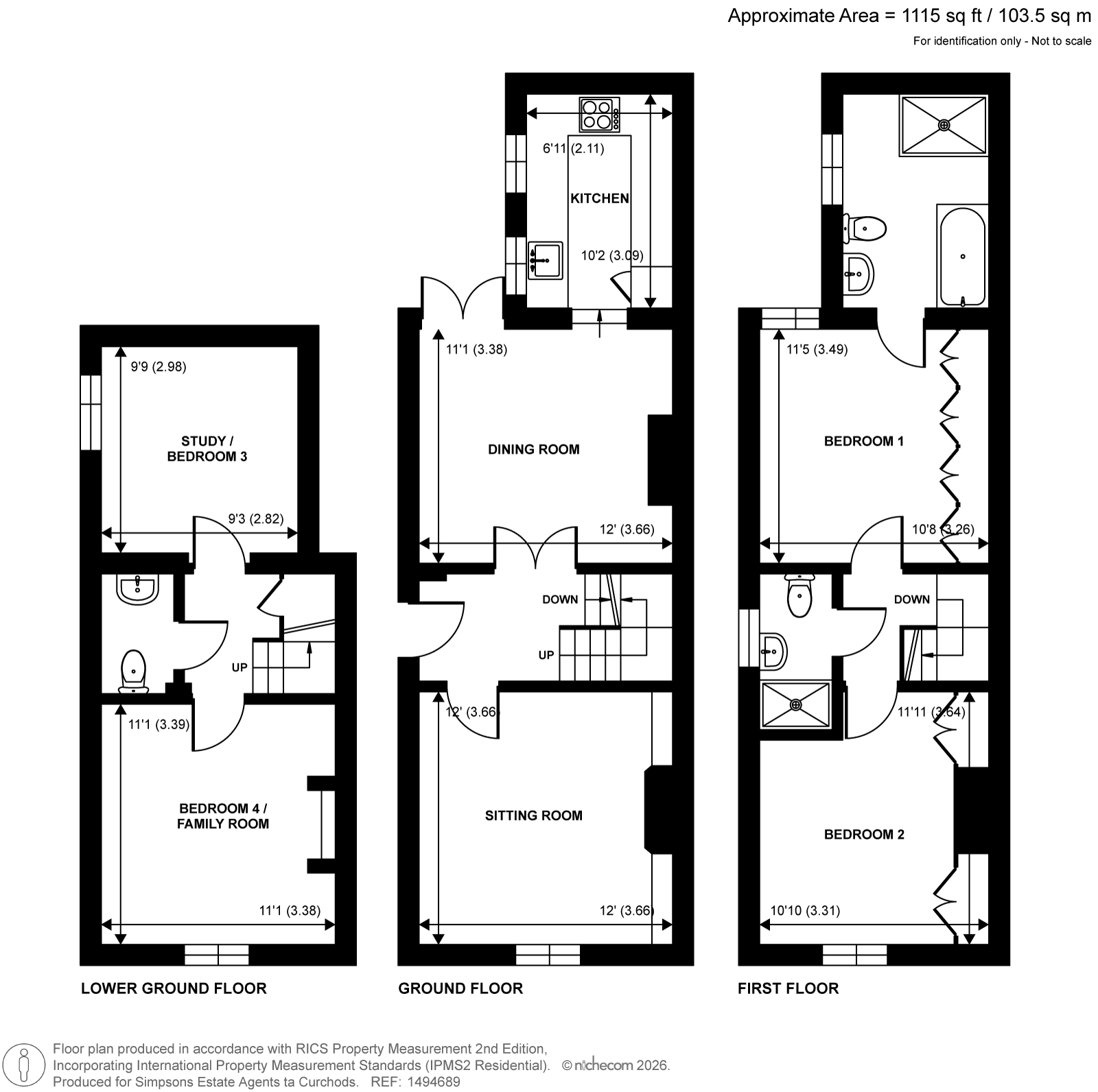 76, Sydenham Road, Guildford floorplan