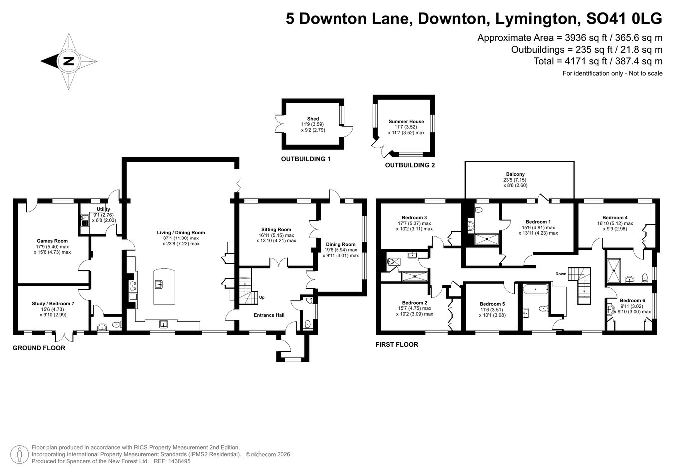5, Downton Lane, Lymington floorplan