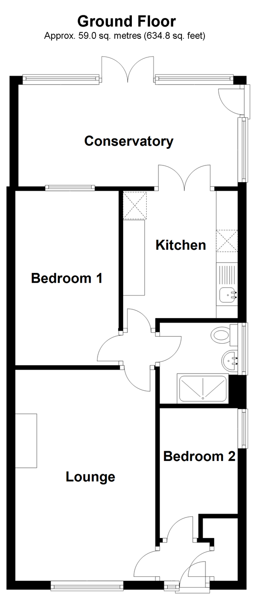 2 Bedrooms Bungalow for sale in Gassons Road, Snodland, Kent ME6