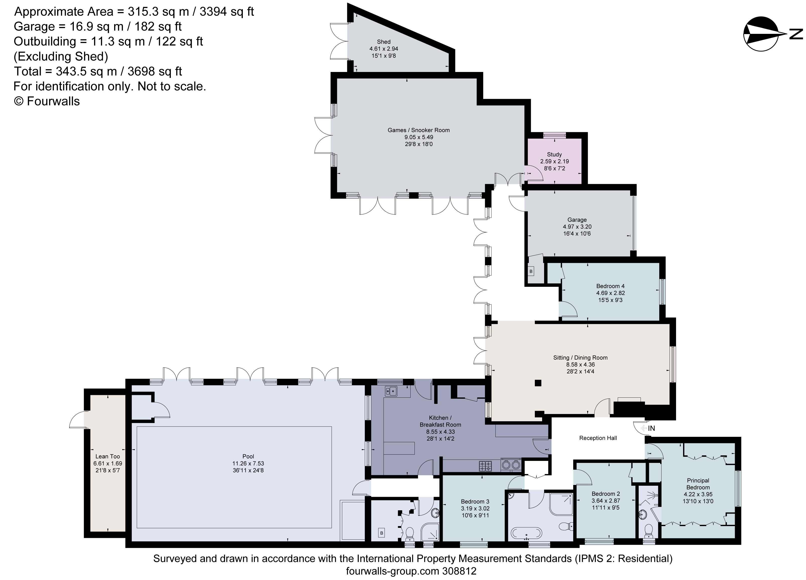 Booker Common, High Buckinghamshire HP12, 4 bedroom bungalow