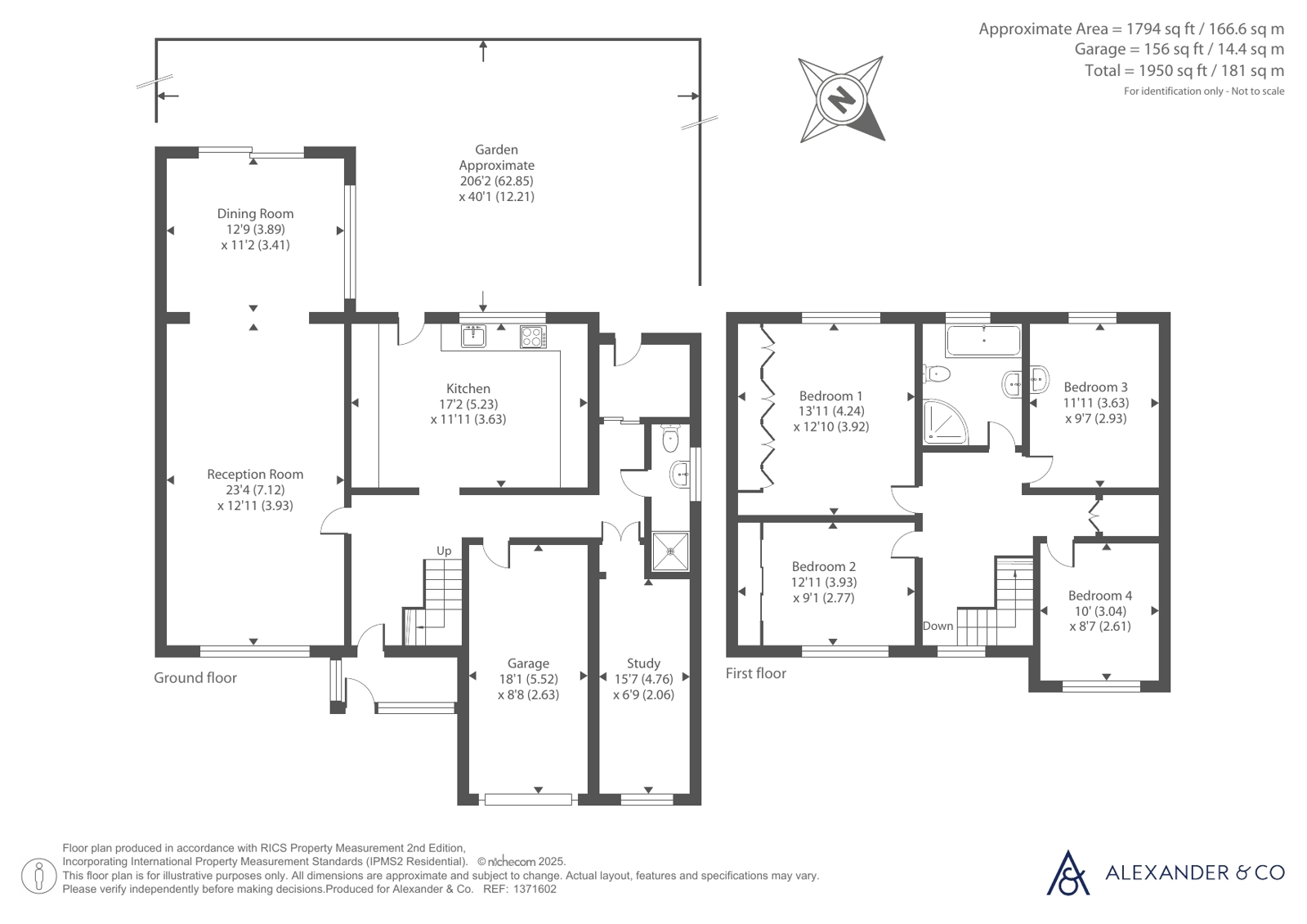 14, Priory Road, Bedfordshire floorplan
