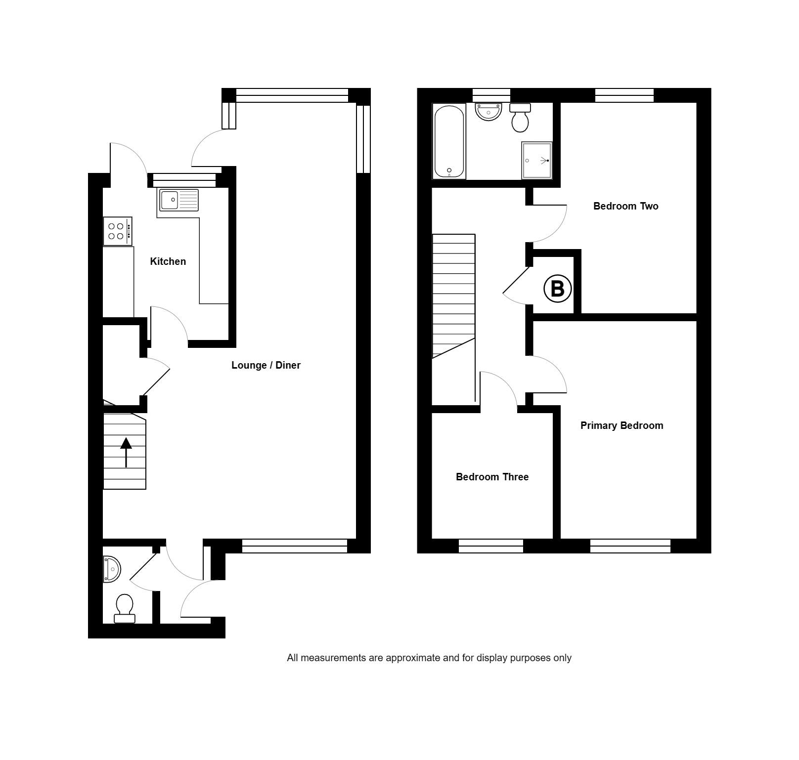 Frobisher Close, Hartford, Huntingdon PE29, 3 bedroom terraced house to