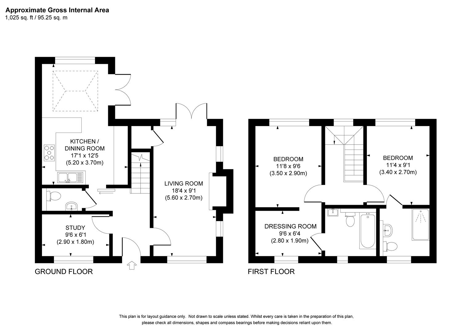 4 Foxglove, Paddock Grove, Effingham floorplan