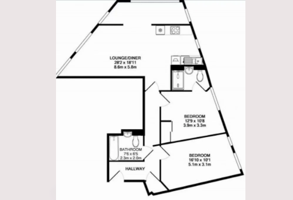 12 High Street, London floorplan