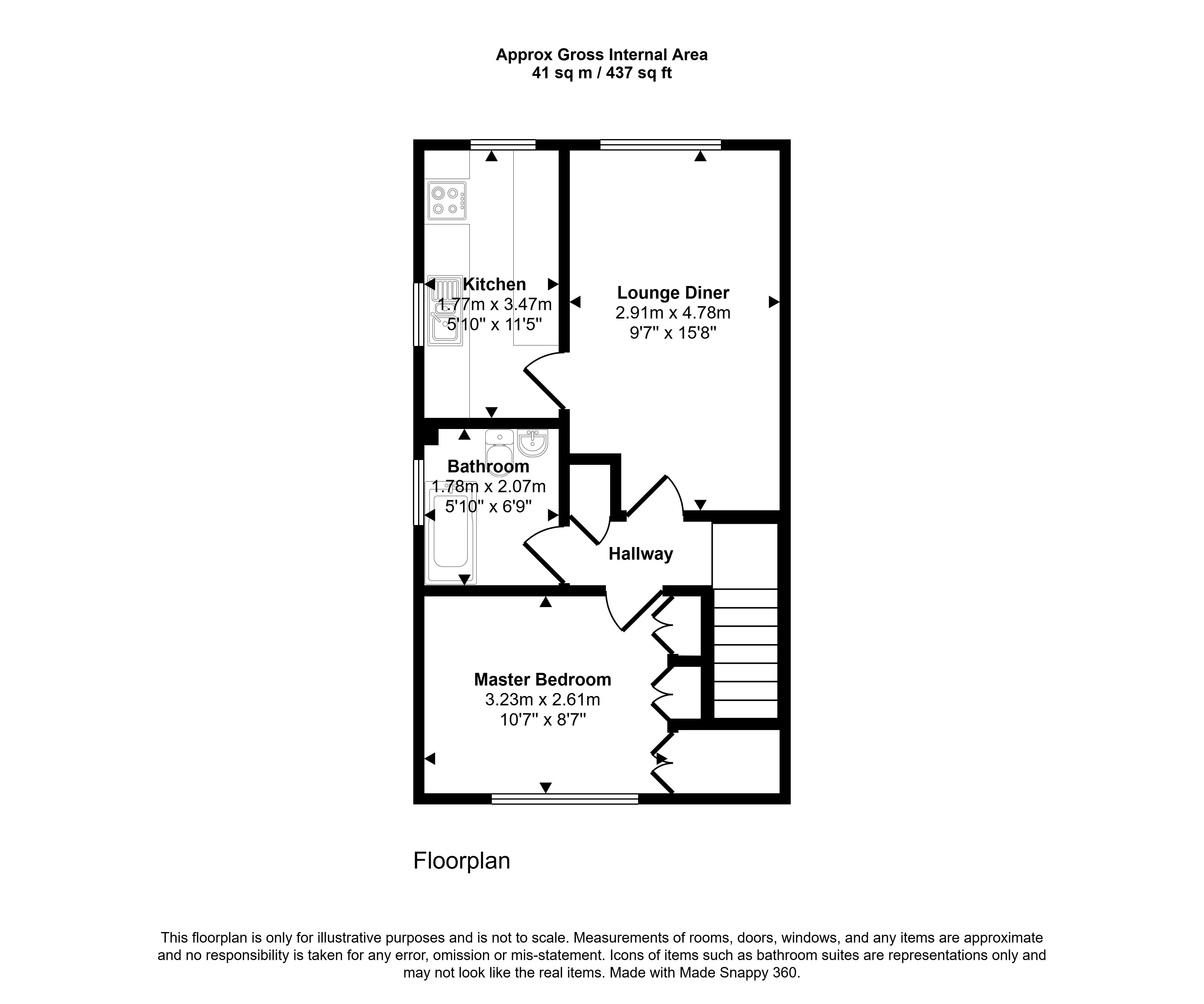 27, Nuneaton Way, Newcastle upon Tyne floorplan