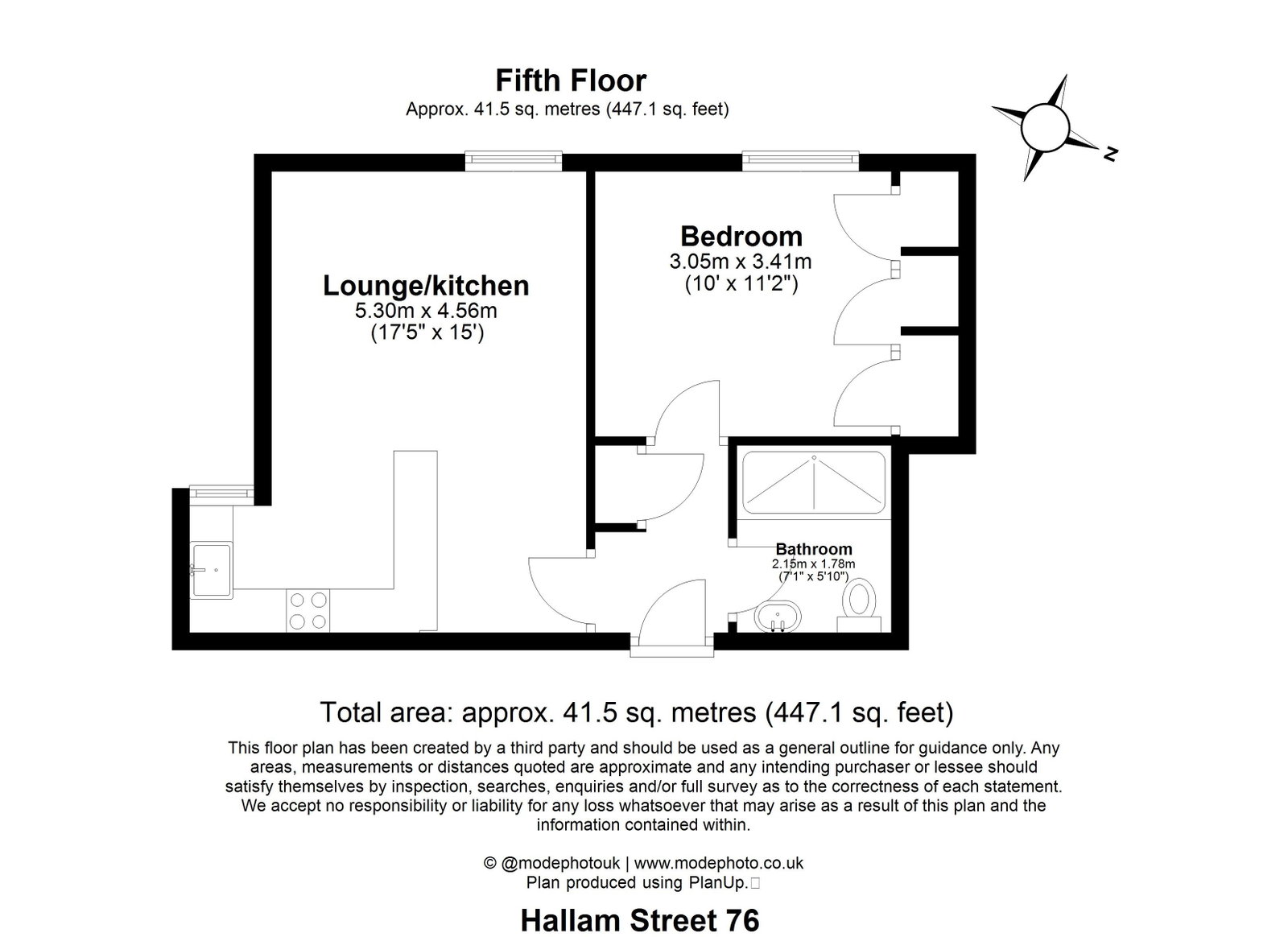 49,Flat 76, Hallam Street, London floorplan