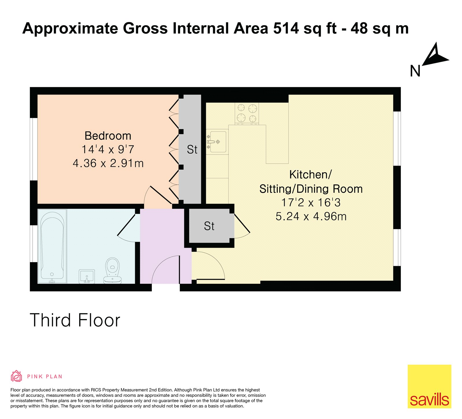 Flat 6, 46, South Molton Street, London floorplan