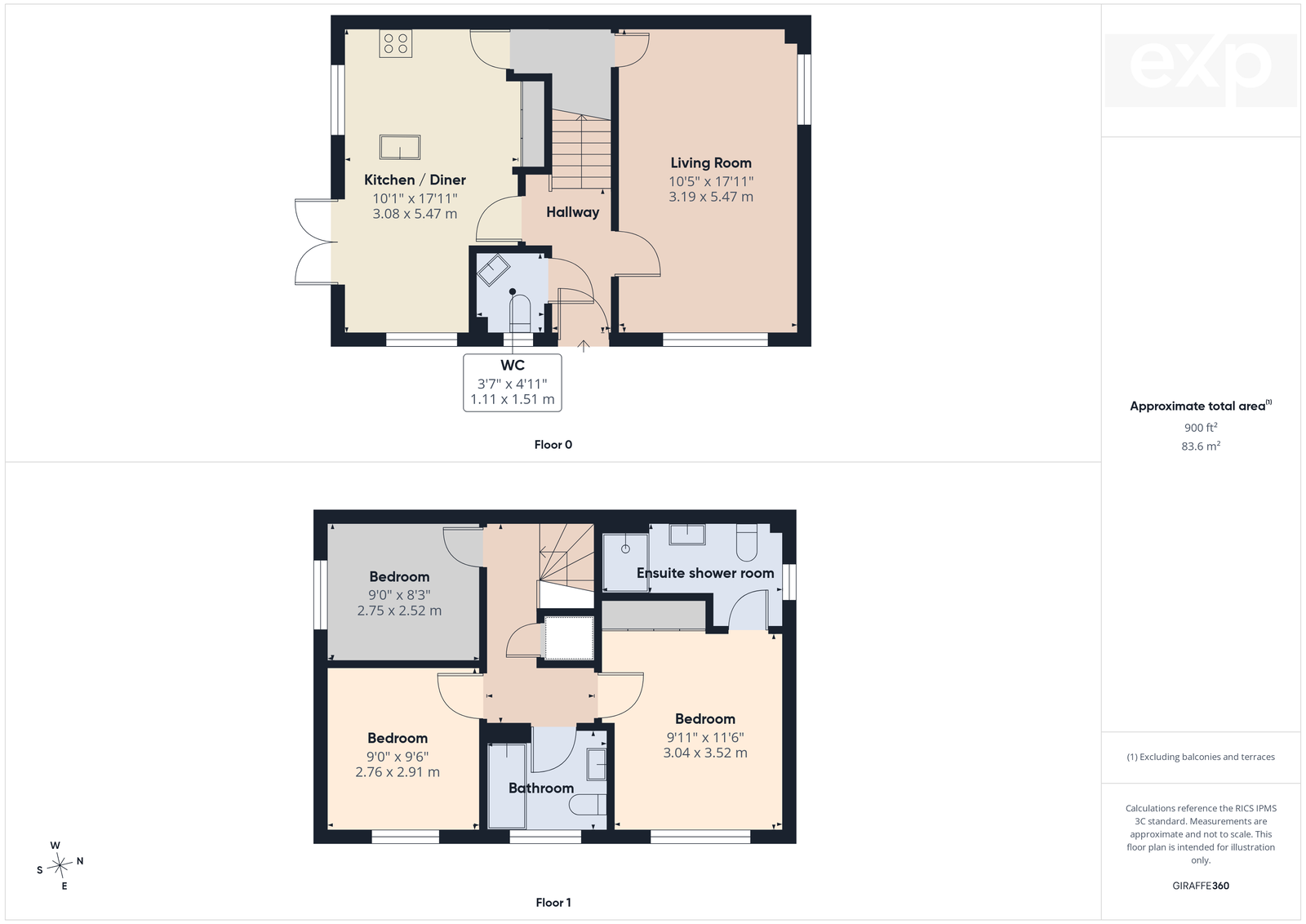 39, Jackdaw Way, Rochester floorplan