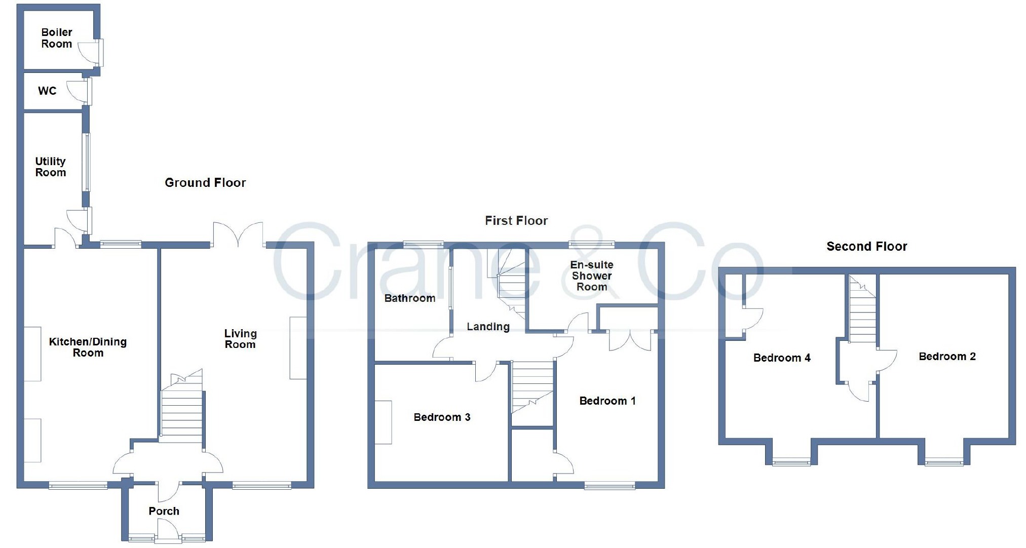 4 Bedrooms Semi-detached house for sale in Gun Hill, Heathfield TN21