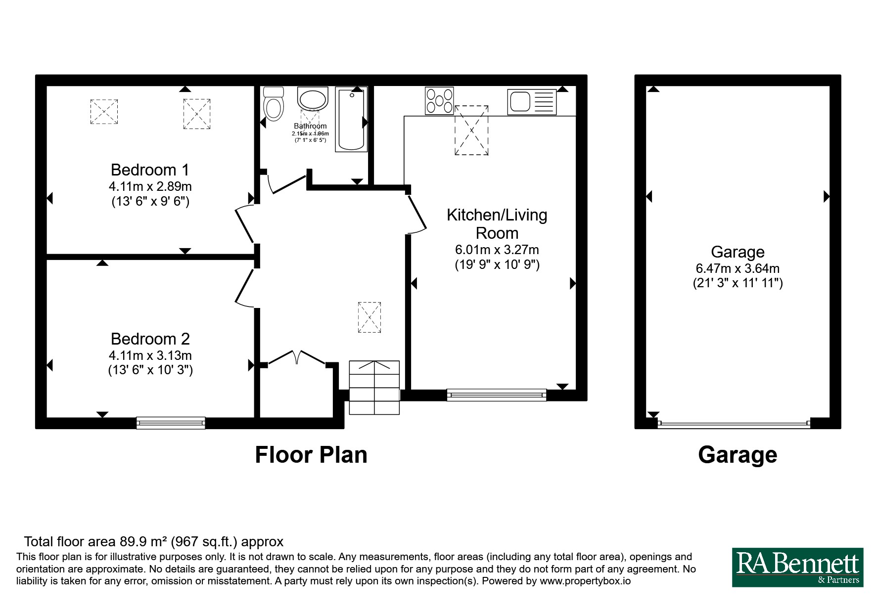 5, Kingsley Close, Warwickshire floorplan