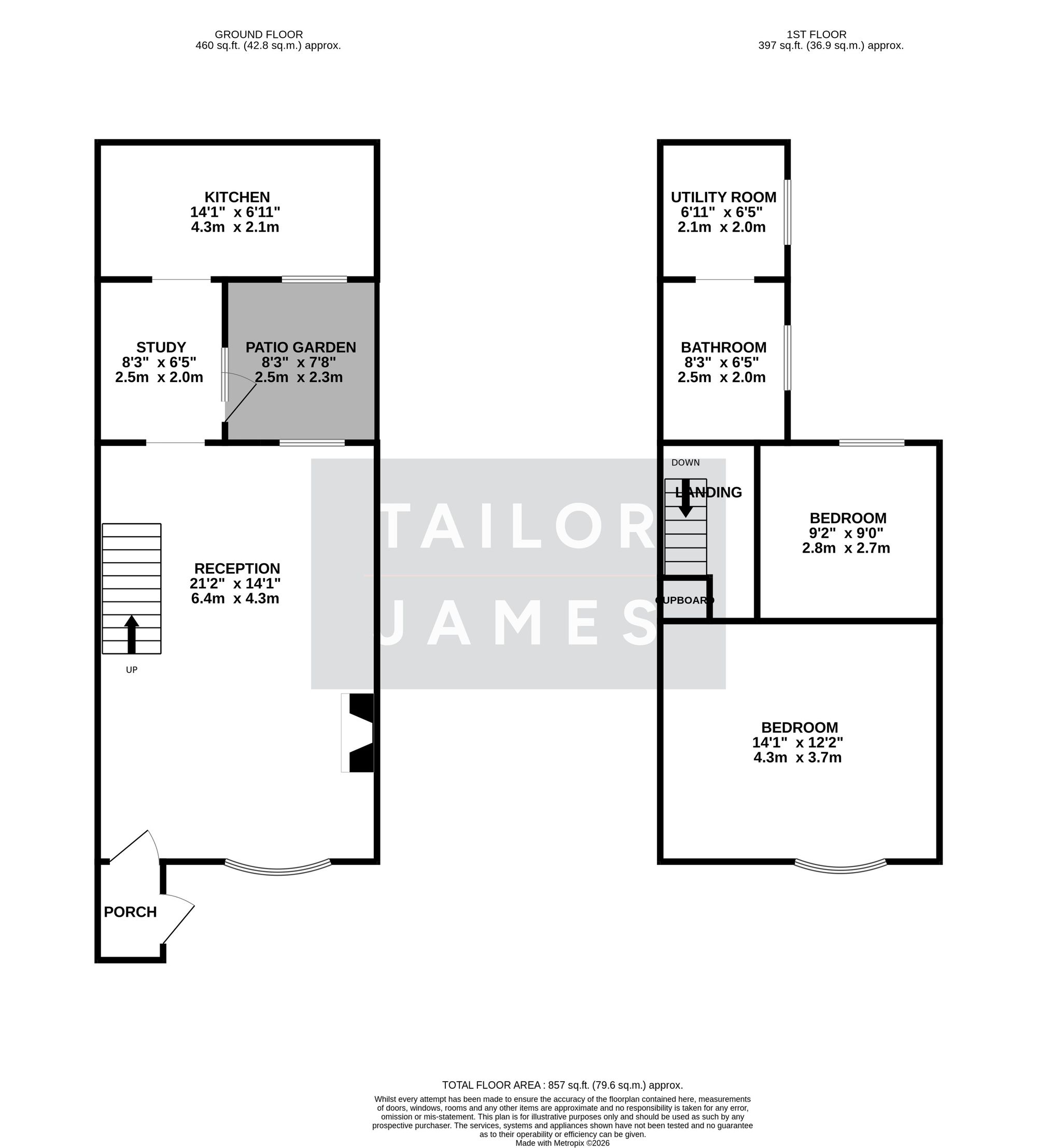 22 North Gardens, Brighton floorplan