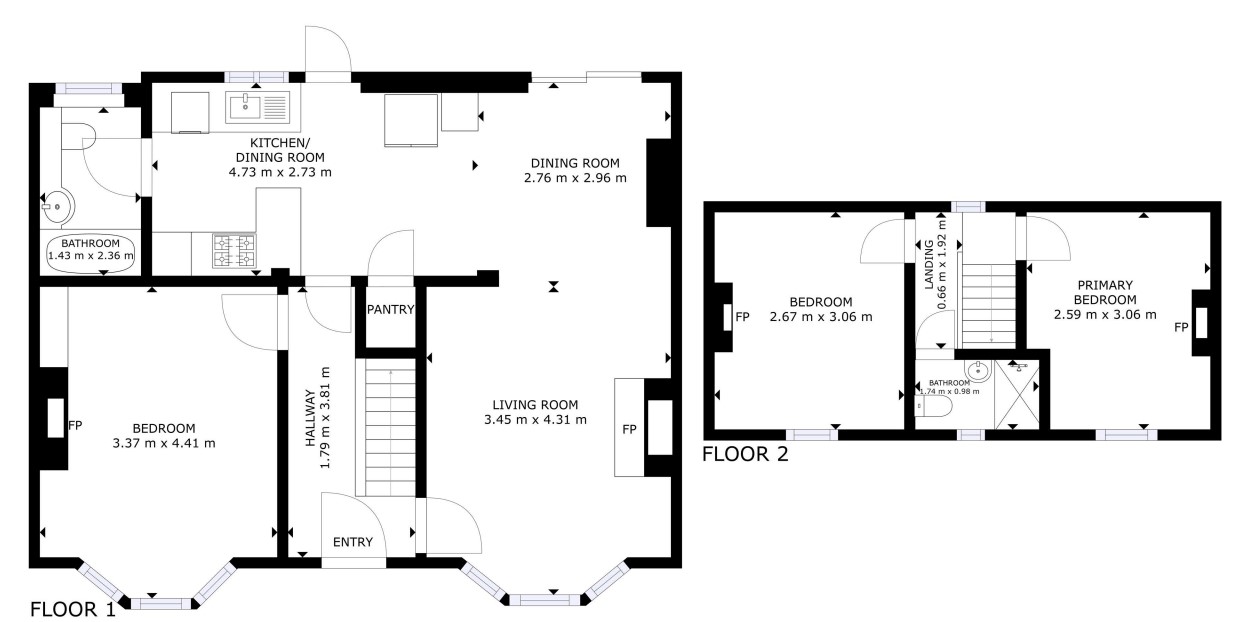 2, Northfield Road, Oxford floorplan