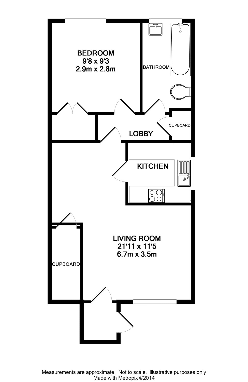 7, Barkwith Close, Reading floorplan