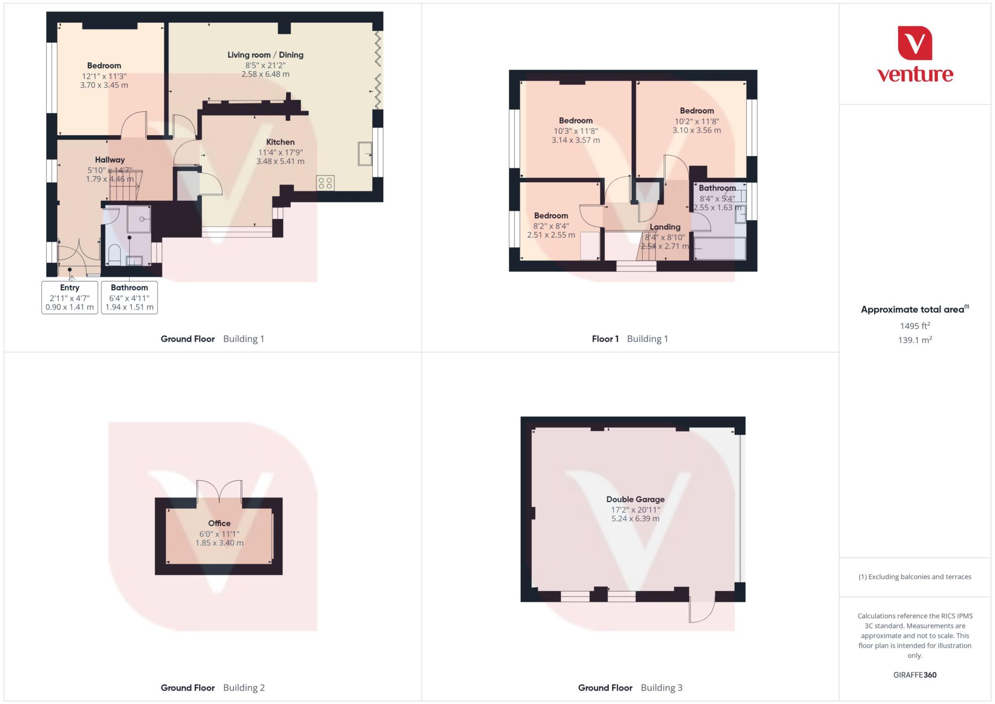 10, Cheviot Close, Luton floorplan