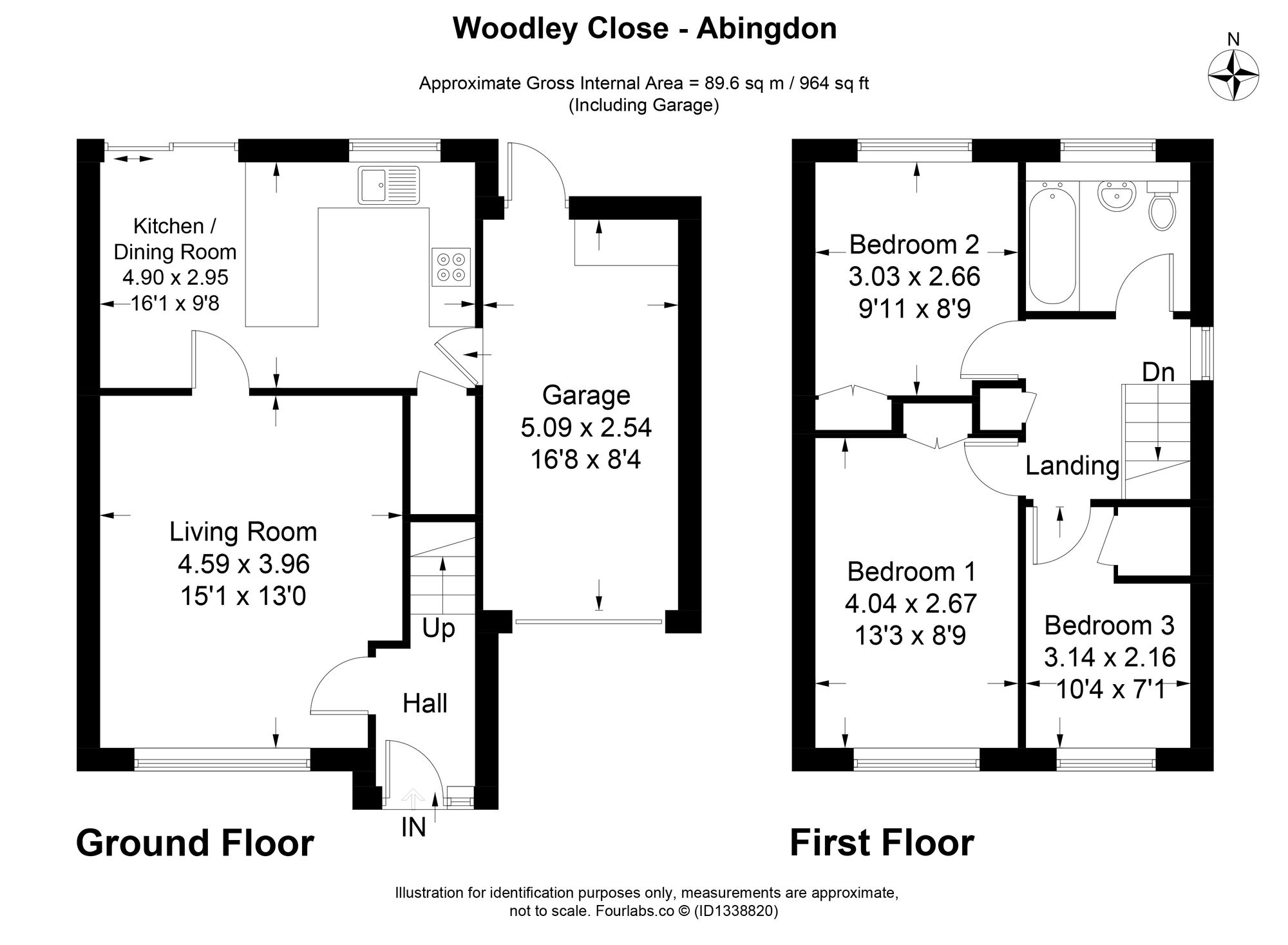 11 Woodley Close, Abingdon floorplan