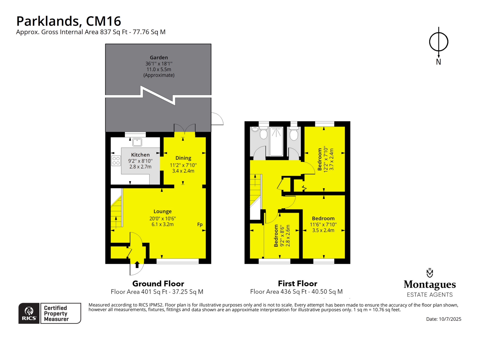72, Parklands, Epping floorplan