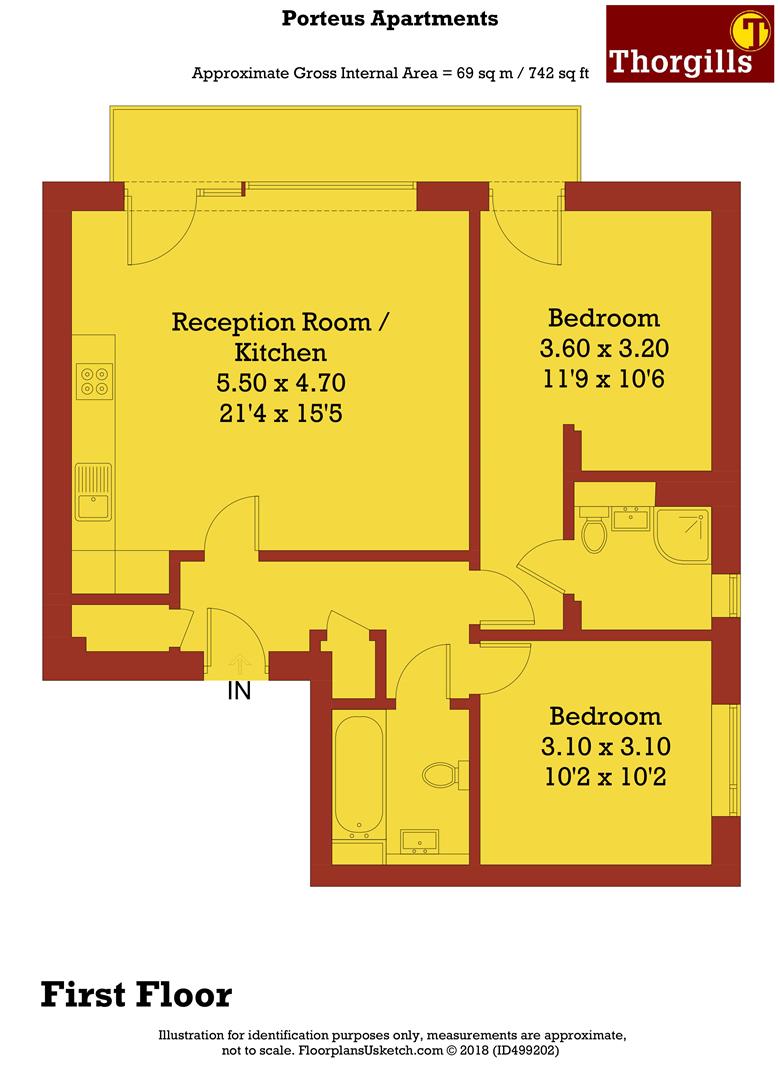 2 Bedrooms Flat for sale in Porteus Apartments, Britannia Road, Fulham SW6