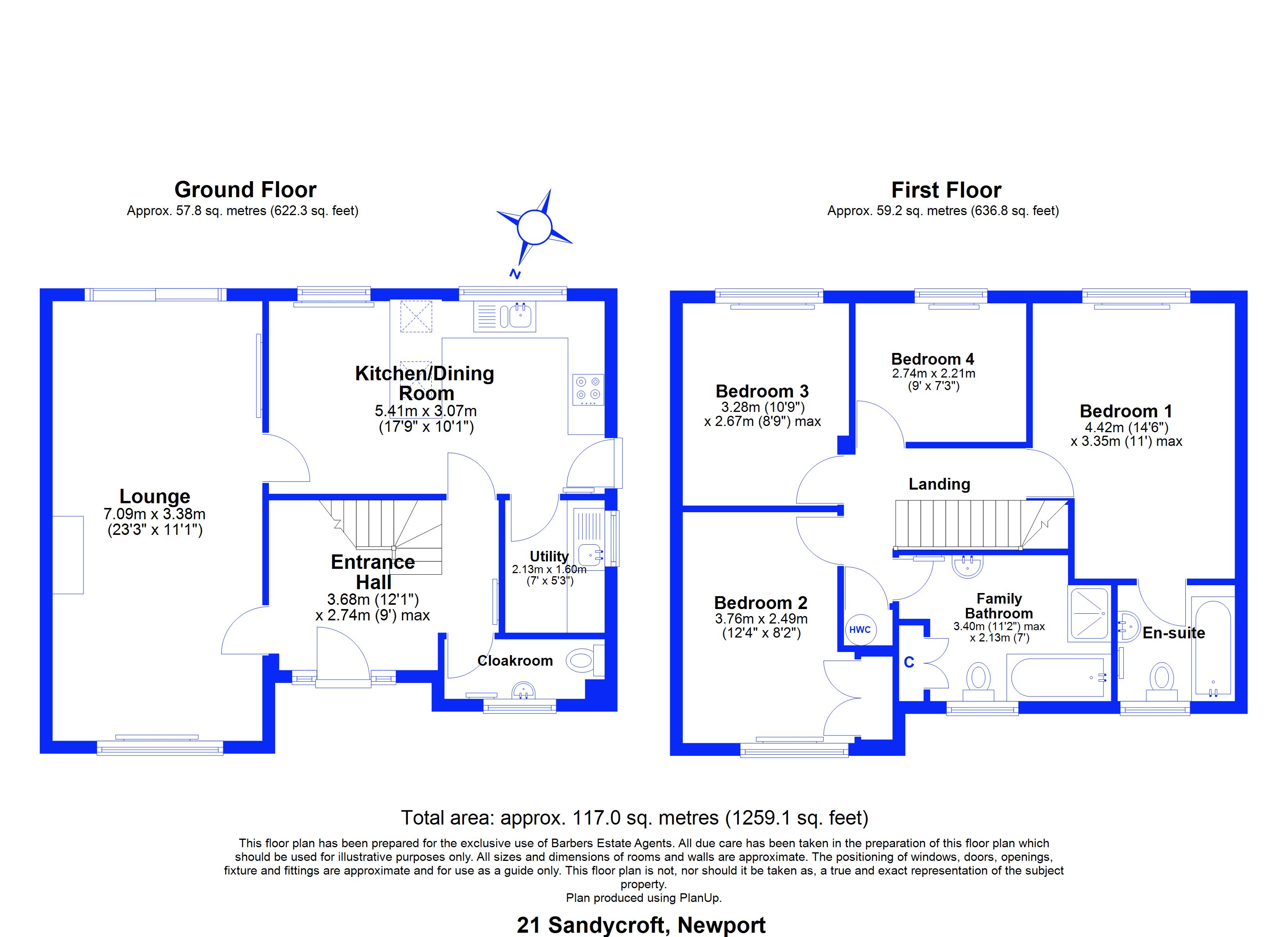 21, Sandy Croft, Newport floorplan