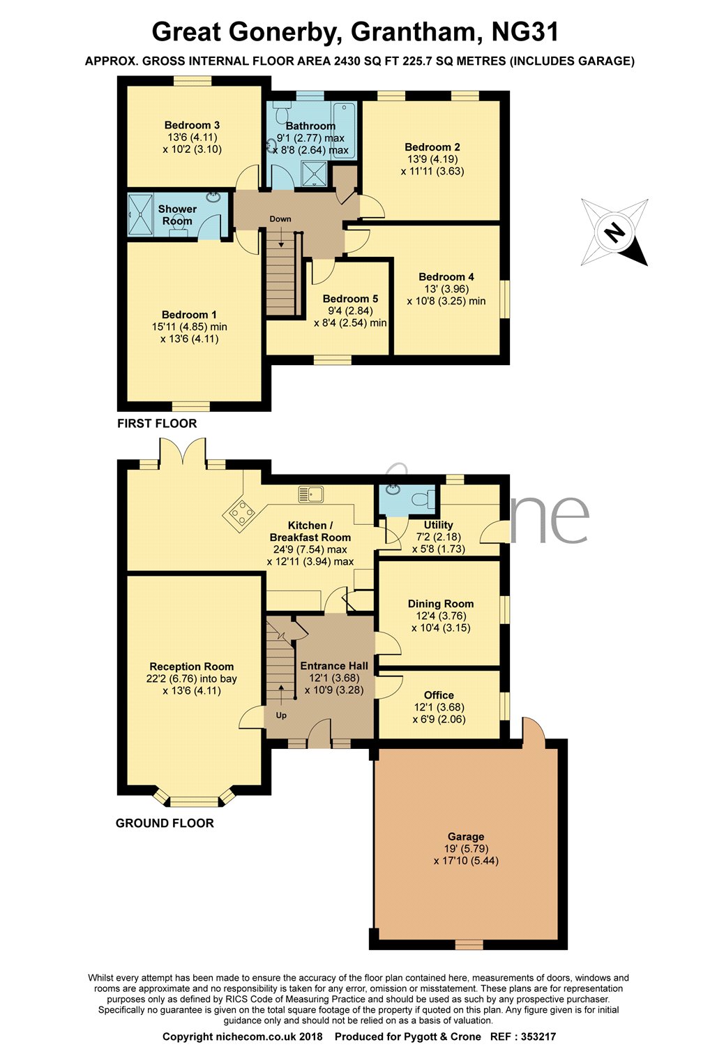 5 Bedrooms Detached house for sale in Coachmans Court, Great Gonerby NG31