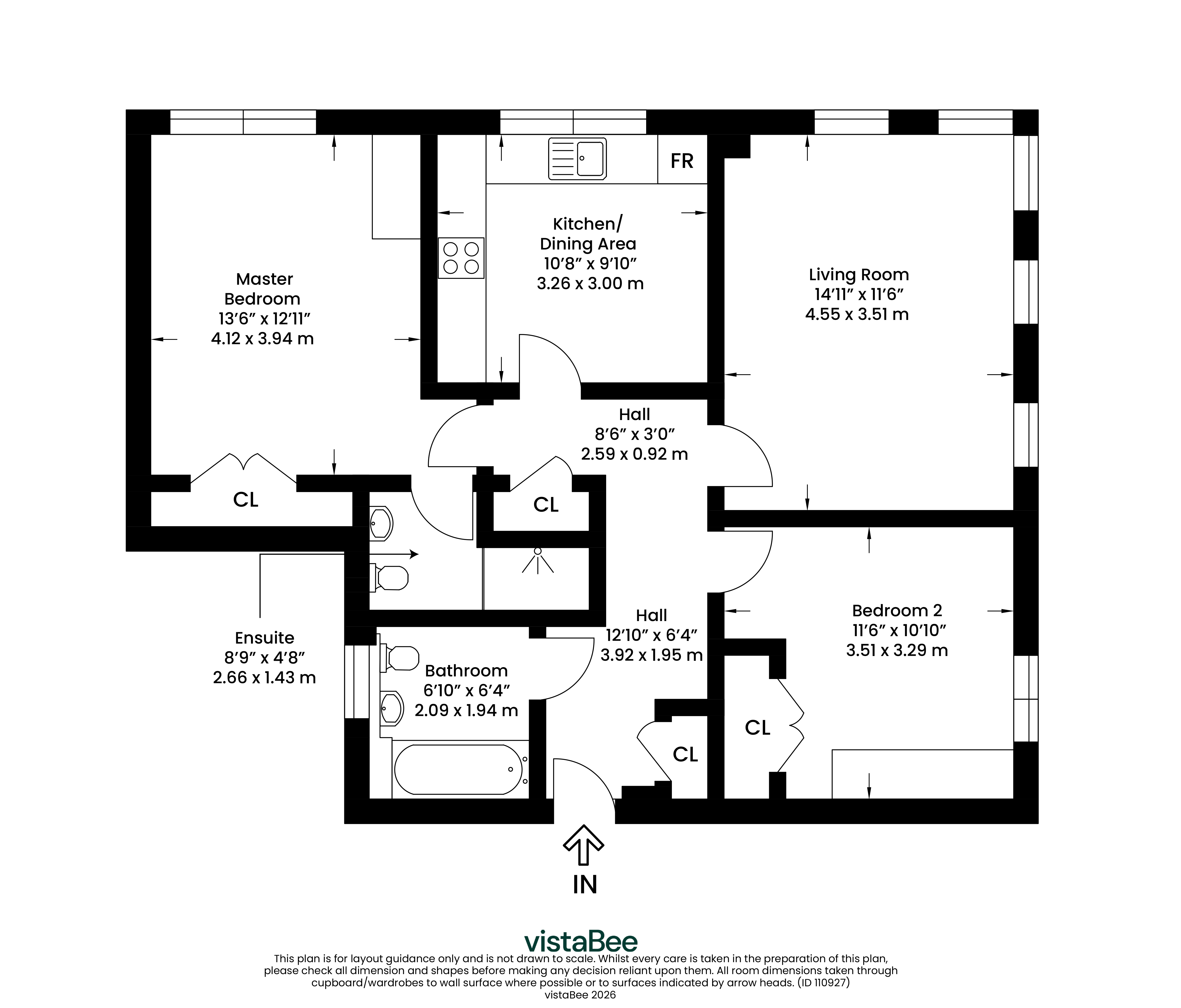1/2, 23, Dermontside Close, Glasgow City floorplan