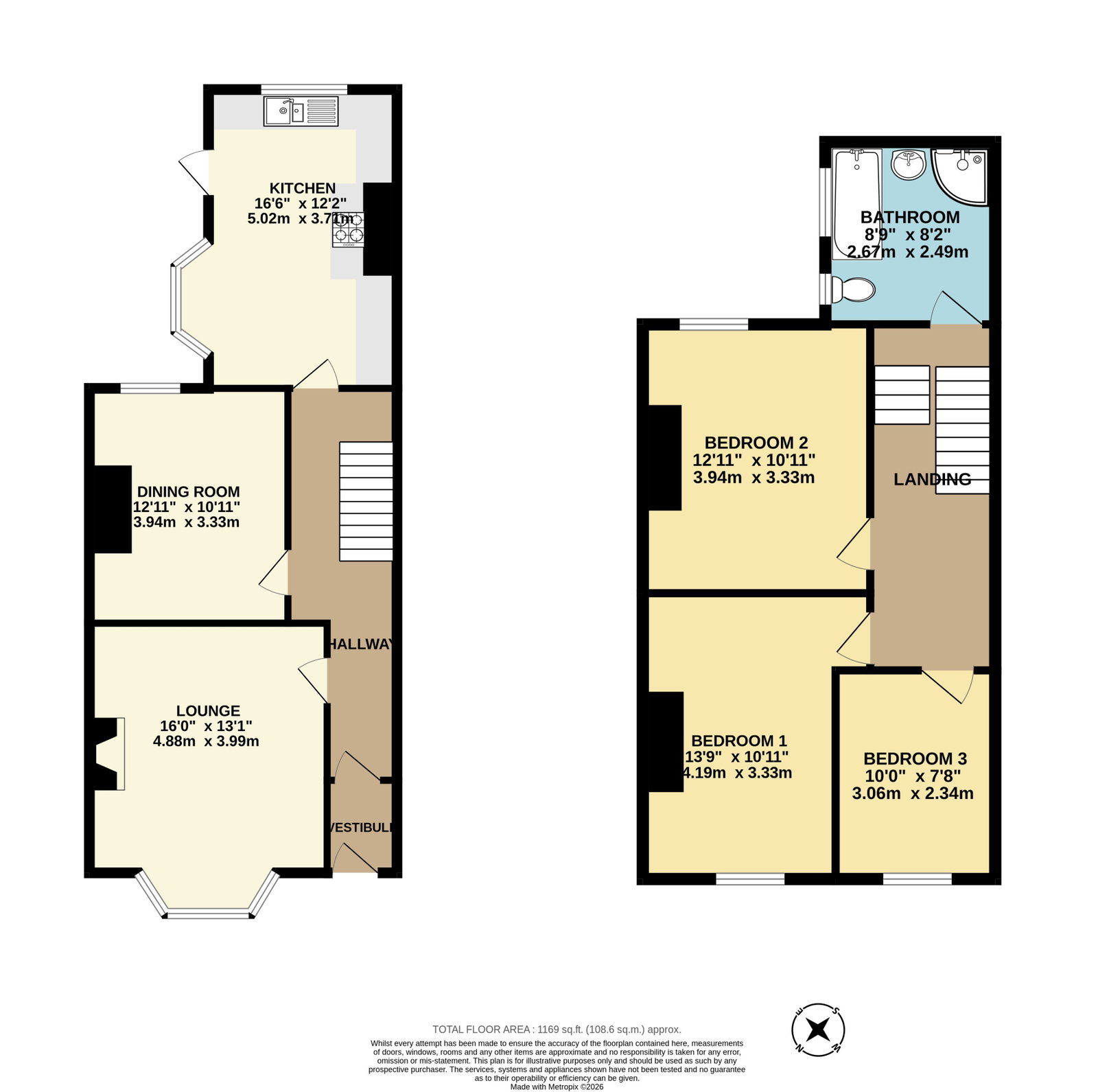 81, Beaumont Street, Plymouth floorplan