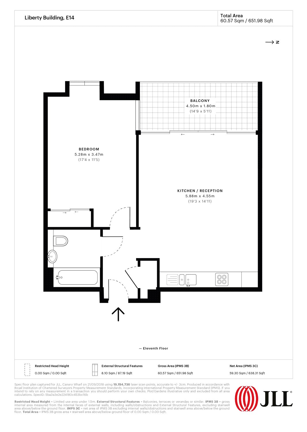 1 Bedrooms Flat to rent in Heritage Tower, Liberty Building, 118 East Ferry Road, London E14