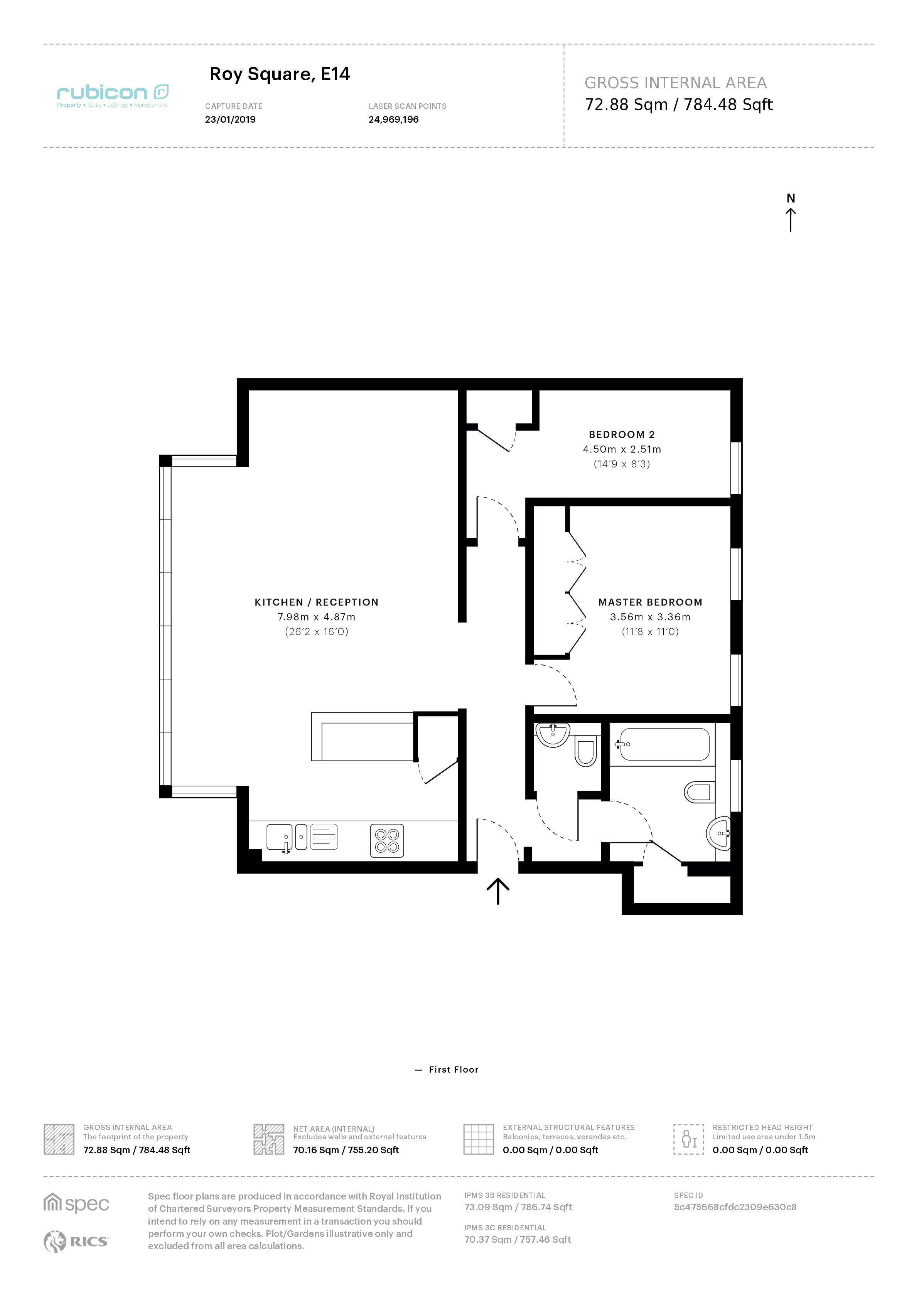 2 Bedrooms Flat for sale in Roy Square, London E14