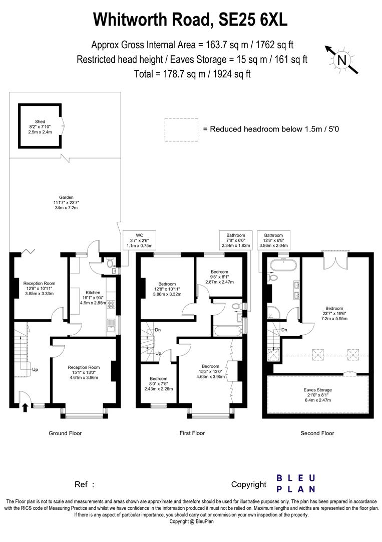 Whitworth Road, London floorplan