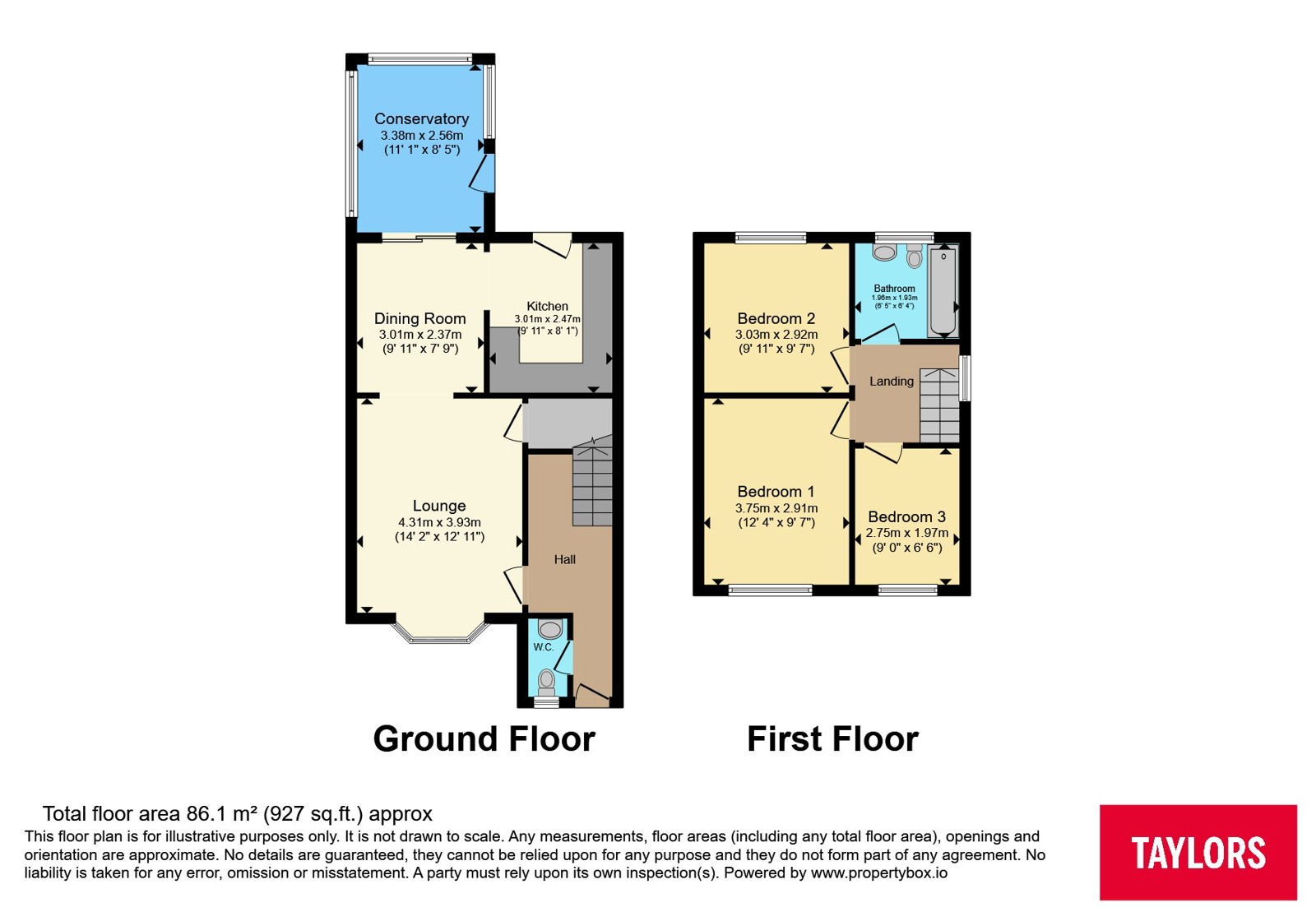 25, Gallivan Close, Bristol floorplan
